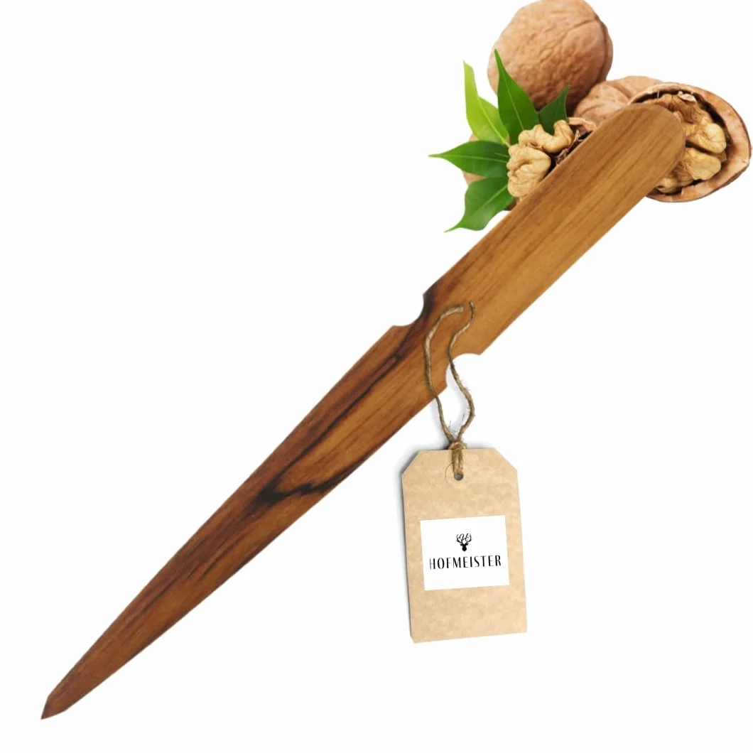 HOFMEISTER® Ouvre-Lettres en Noyer huilé 20 cm