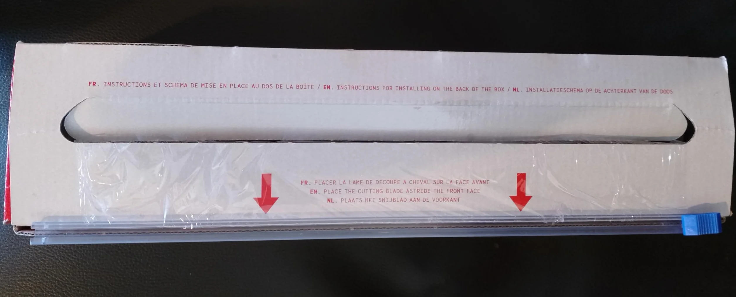 Film alimentaire étirable PRO ZIP cut 45 cm x 300 m conditionnement aliments protection fraîcheur micro-ondes congélateur