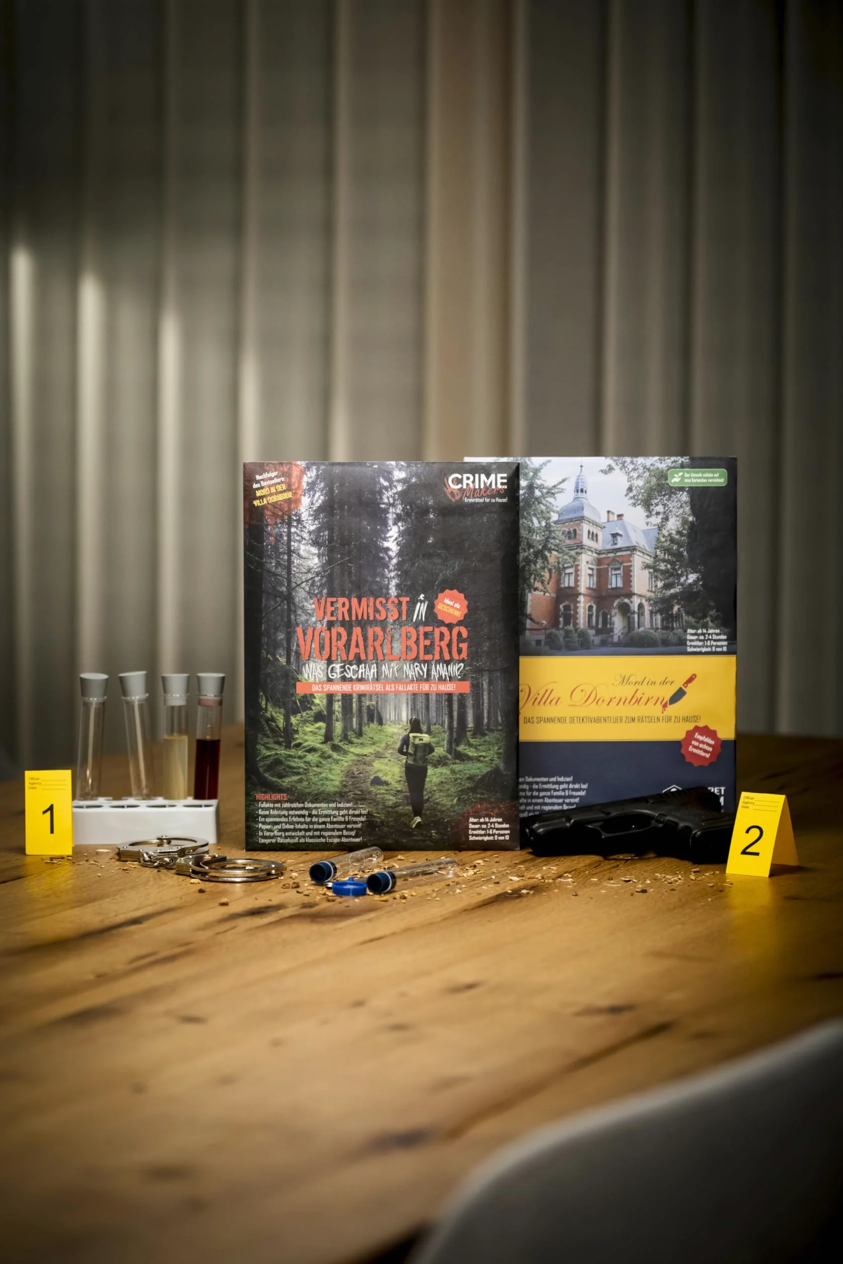 JAWAonline Crime Makers - Jeu de 3 jeux de détective - Jeu de puzzle passionnant - Jeu de société pour adultes - Jeu de crime