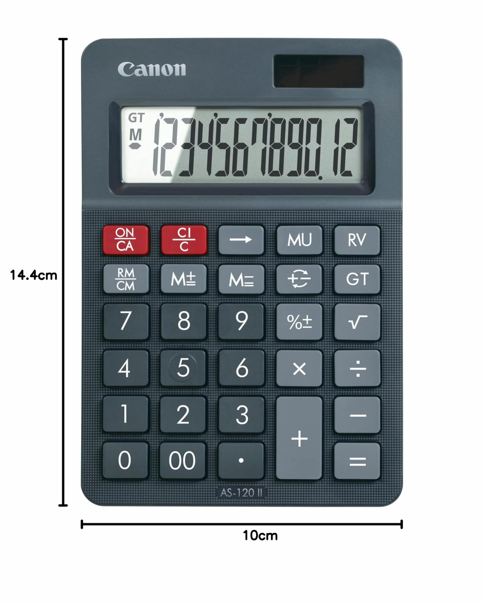 Canon AS-120 II Calculatrice de Bureau 12 Chiffres