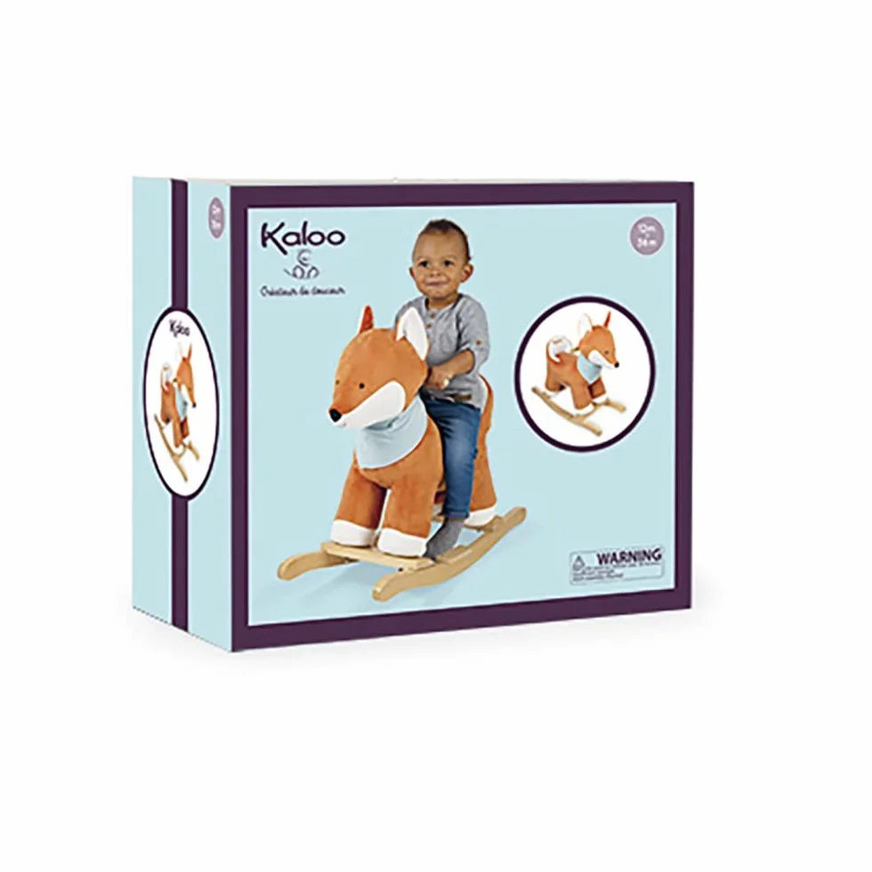 KALOO Renard à Bascule Paprika 35 cm Dès 12 Mois