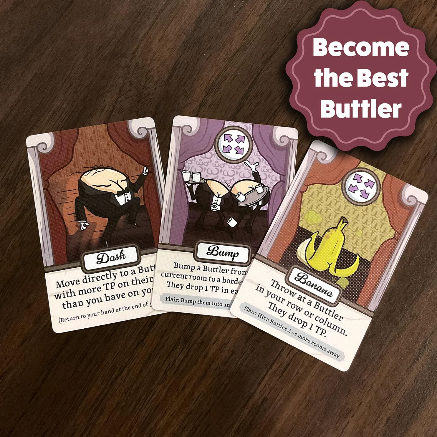 The Butler – You Flushed – Jeu de société familial amusant pour 3 à 5 joueurs par The Dusty Top Hat