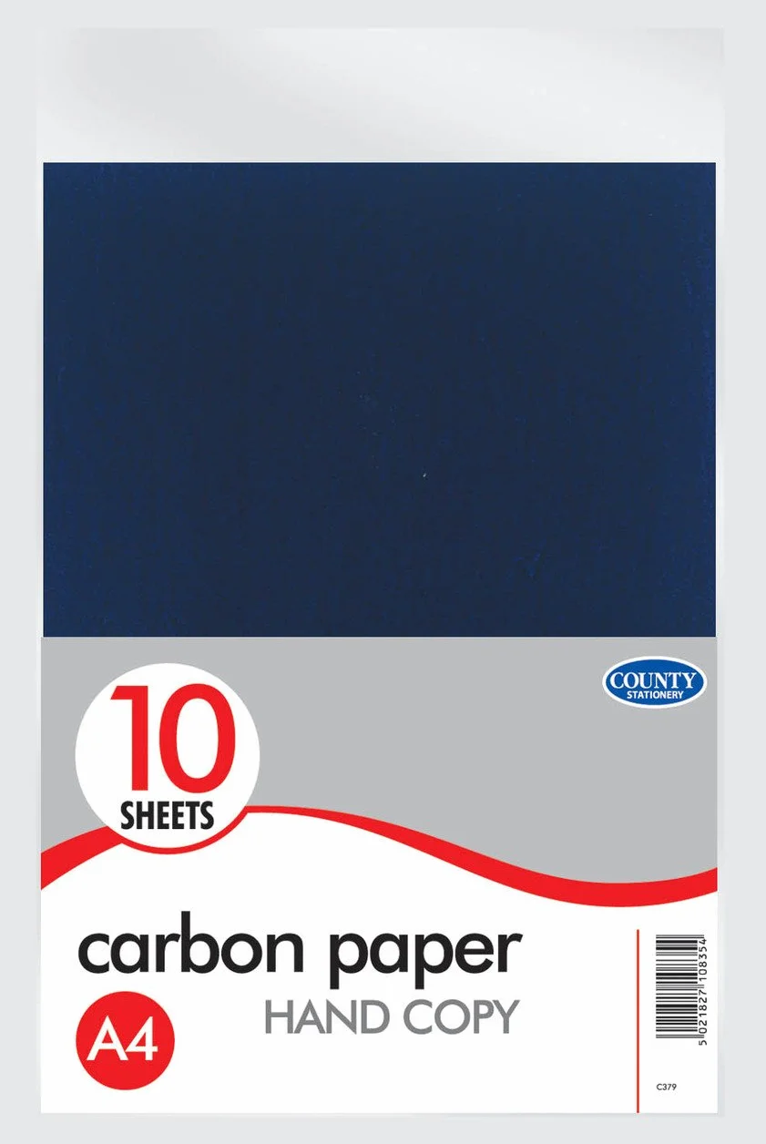 Papier carbone A4 lot de 10 feuilles
