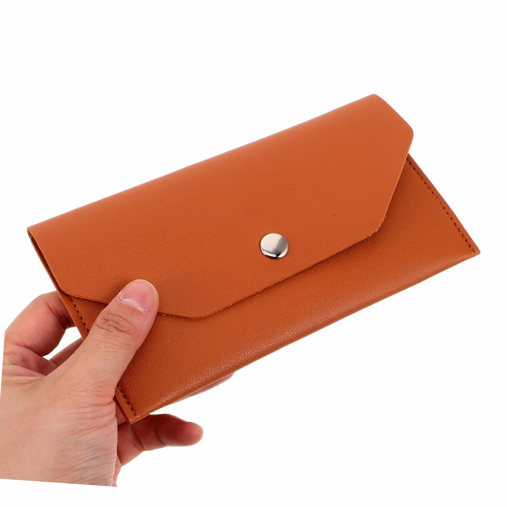 PACKOVE Enveloppes Budgétaires Format Long Rectangulaire en PU Synthétique Lot de 2 Réutilisables Imperméables