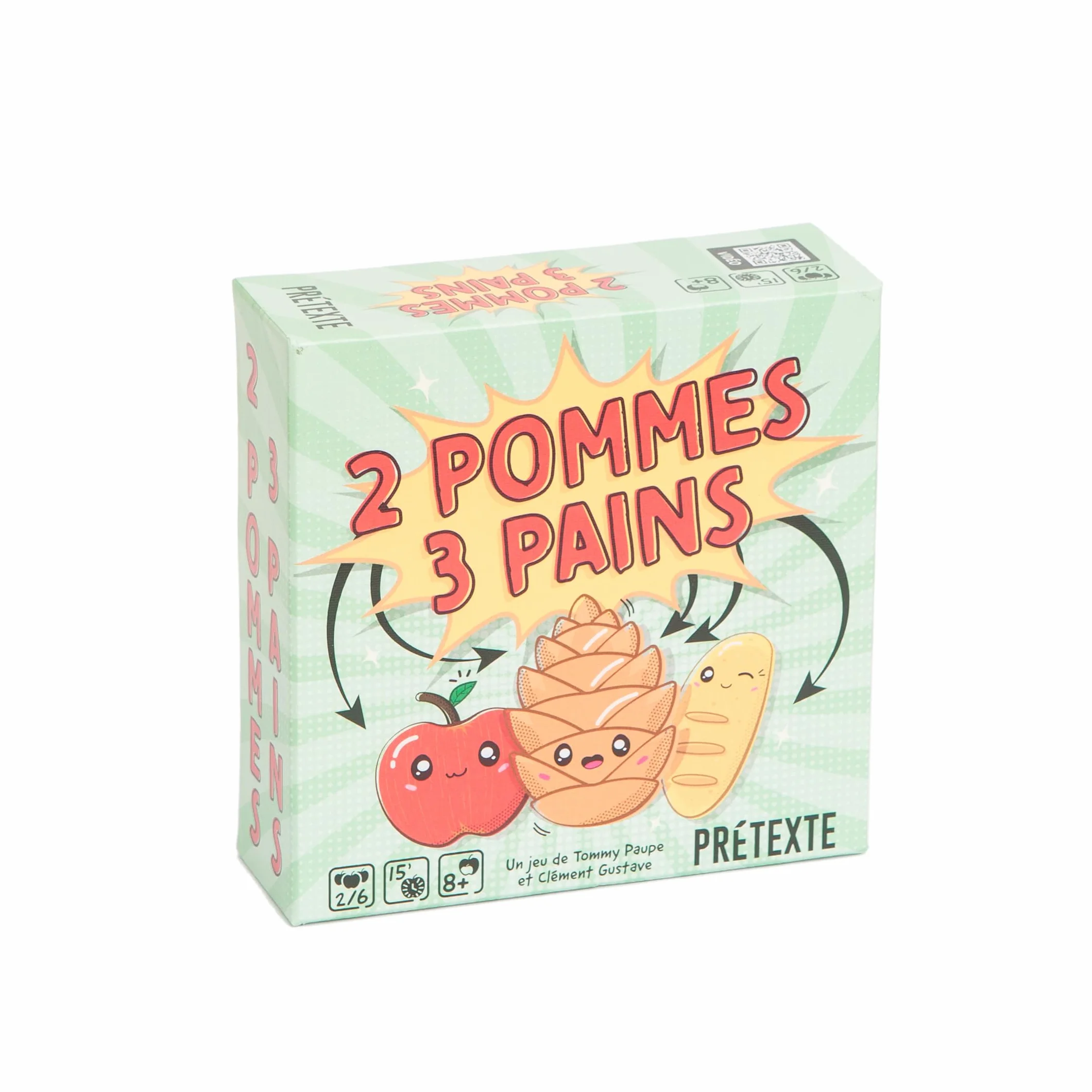 2 Pommes 3 Pains - Jeu de Société pour Famille et Amis - 2 à 6 Joueurs - Dès 8 Ans