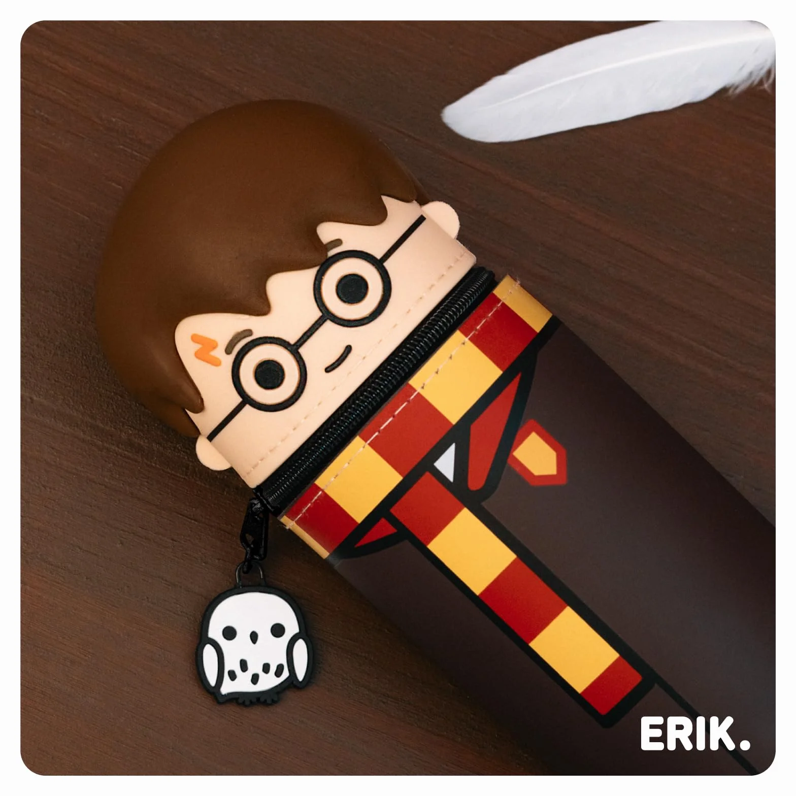 Trousse Harry Potter Silicone Extensible Fournitures Scolaires Grupo Erik