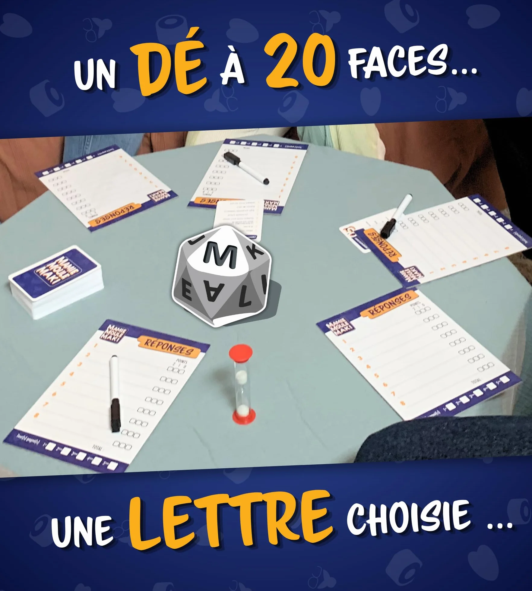 Mamie Moule Maki - Jeu de société Petit bac revisité 2 à 8 Joueurs