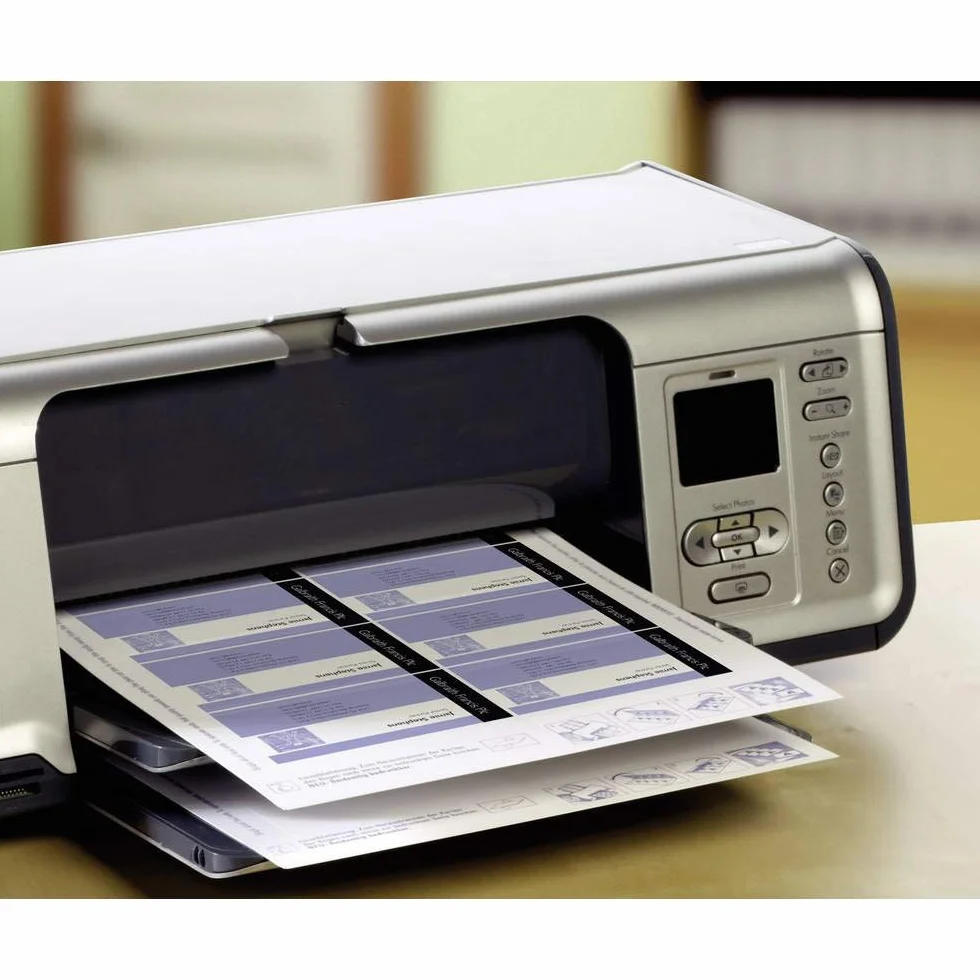 Avery Zweckform C32015-10 10 feuilles cartes de visite blanc mat 220g jet d'encre