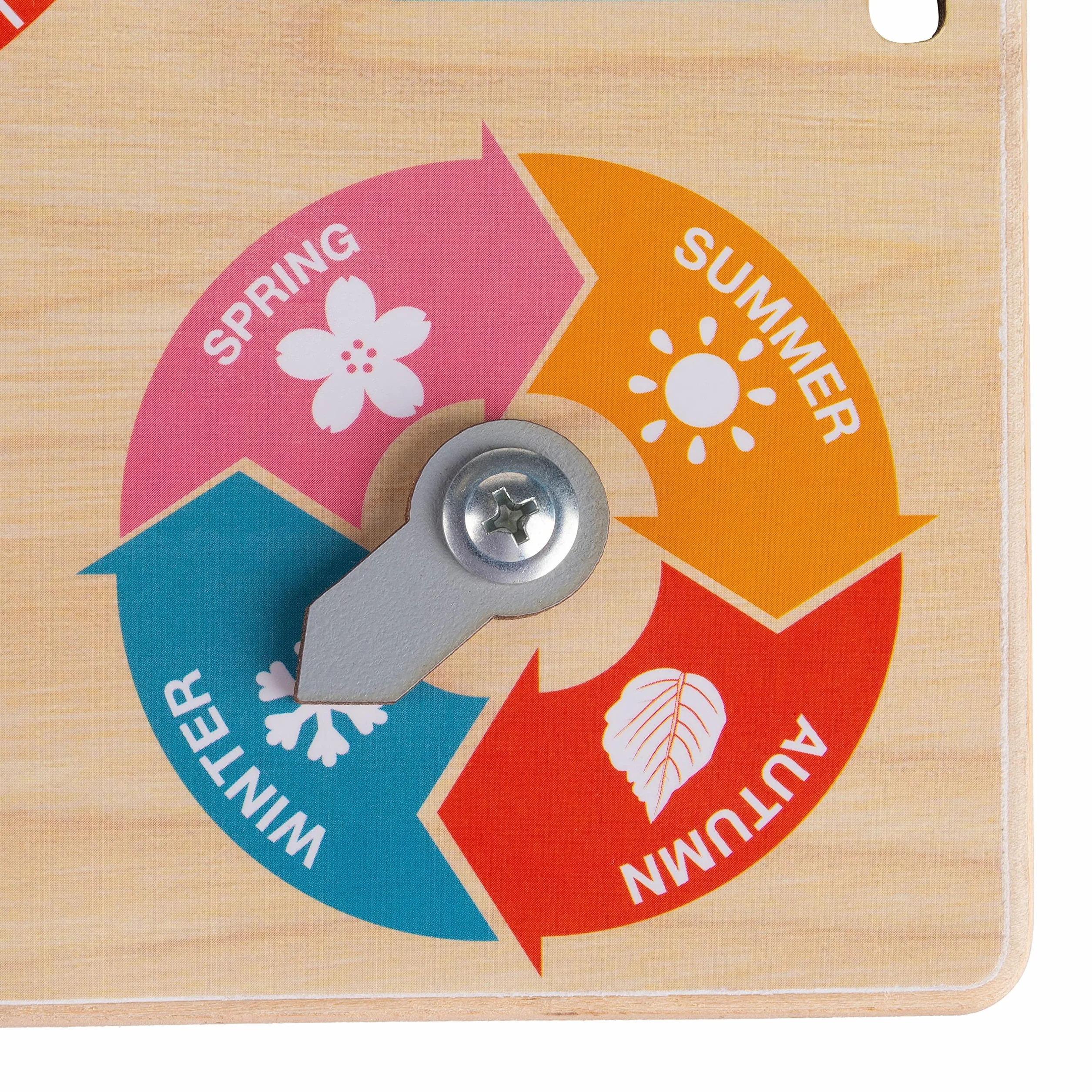 Jeux Educatif en Anglais Calendrier en Bois Montessori pour Enfants