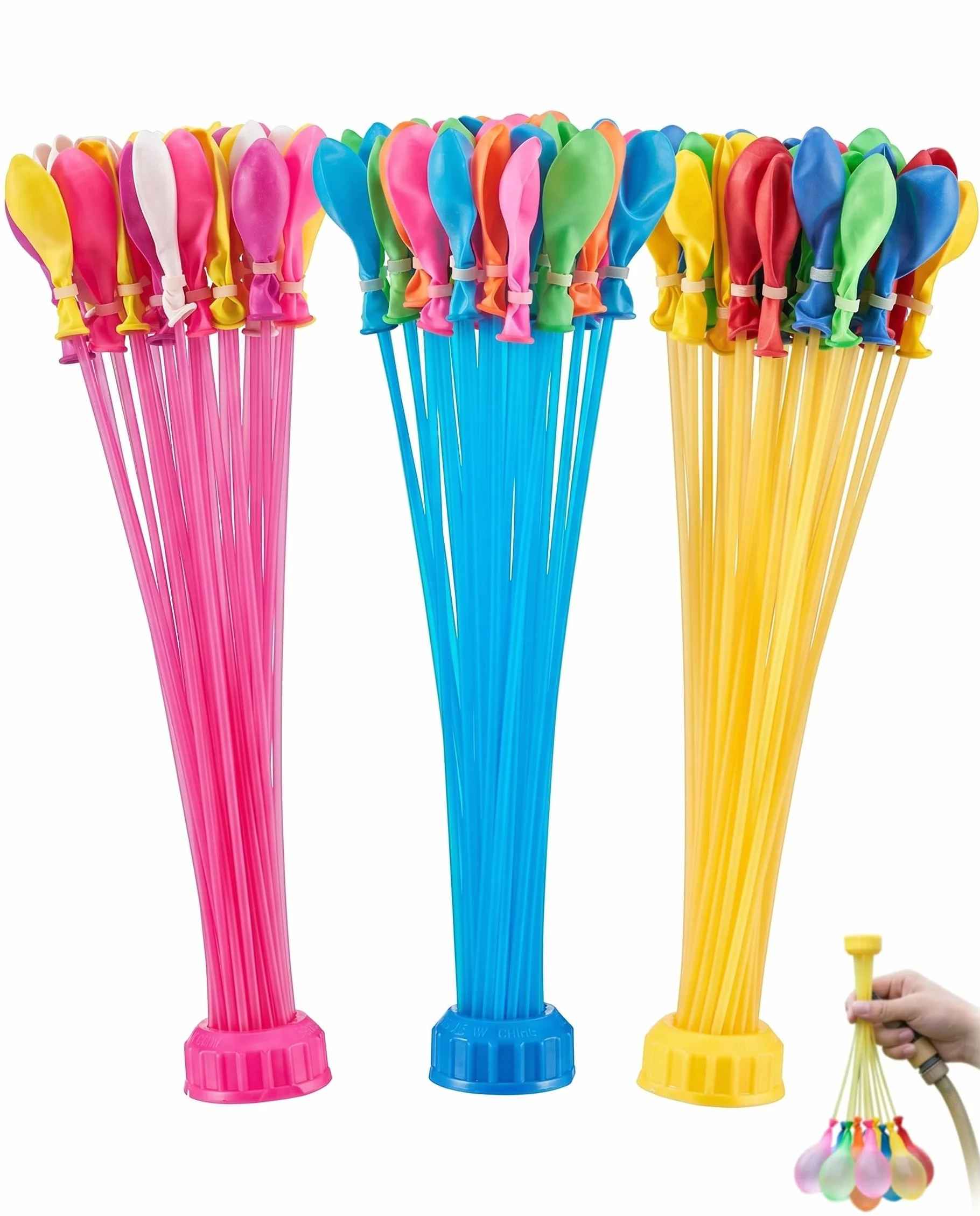 Bombes à Eau Réutilisables Auto-Scellantes Magnétiques – Remplissage Rapide Multicolores | Jouet d'Été Écologique pour Piscine Plage Jardin Enfants