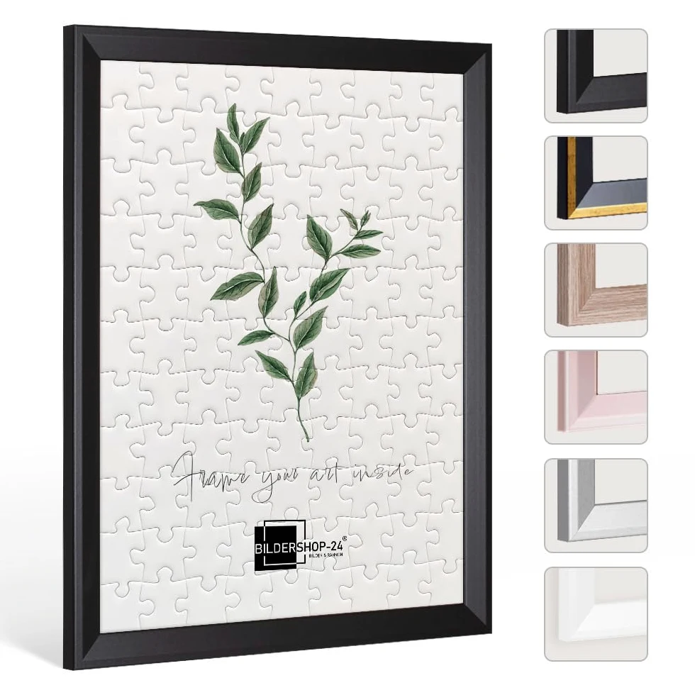 Bildershop-24 Cadre á puzzle PRIO 49,3x69,3cm Chêne Sonoma pour 500-1000 Pièces