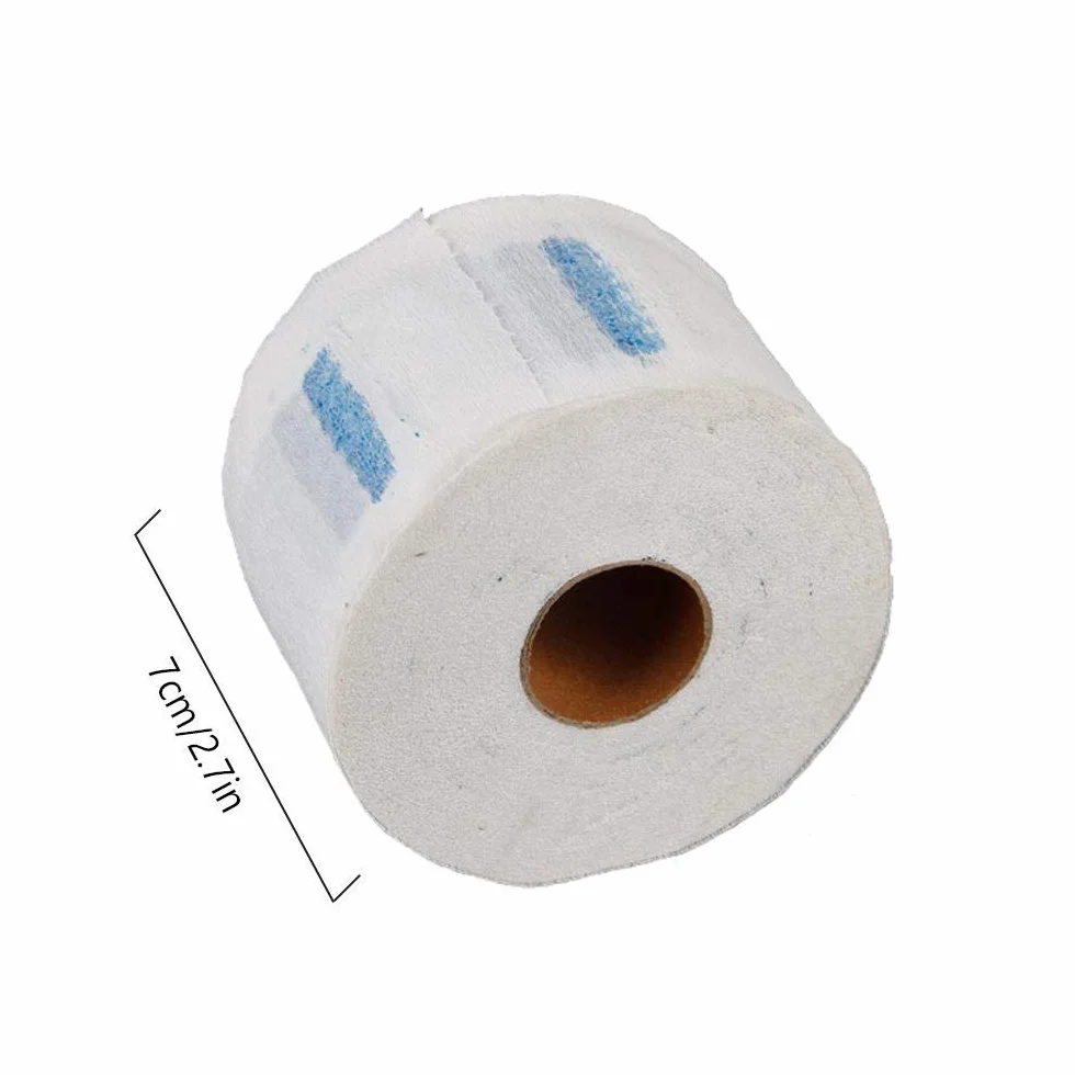 MOGOI Papier de cou 5 rouleaux bandes jetables protection cou collier coiffure extensible