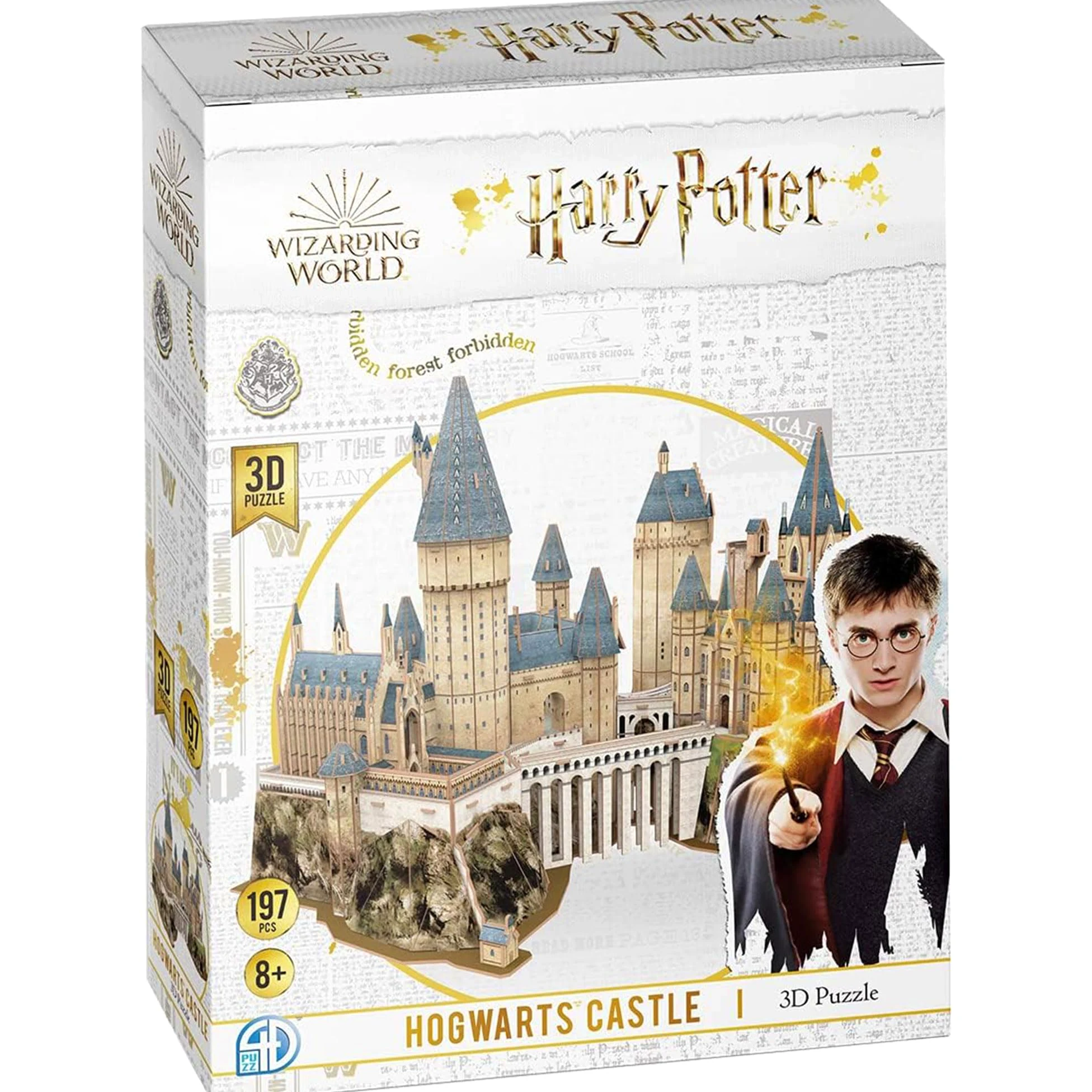 CubicFun | Harry Potter Le Château de Poudlard | Jeu de Construction | Puzzle 3D | 197 pièces | À partir de 8 Ans | 60 Minutes