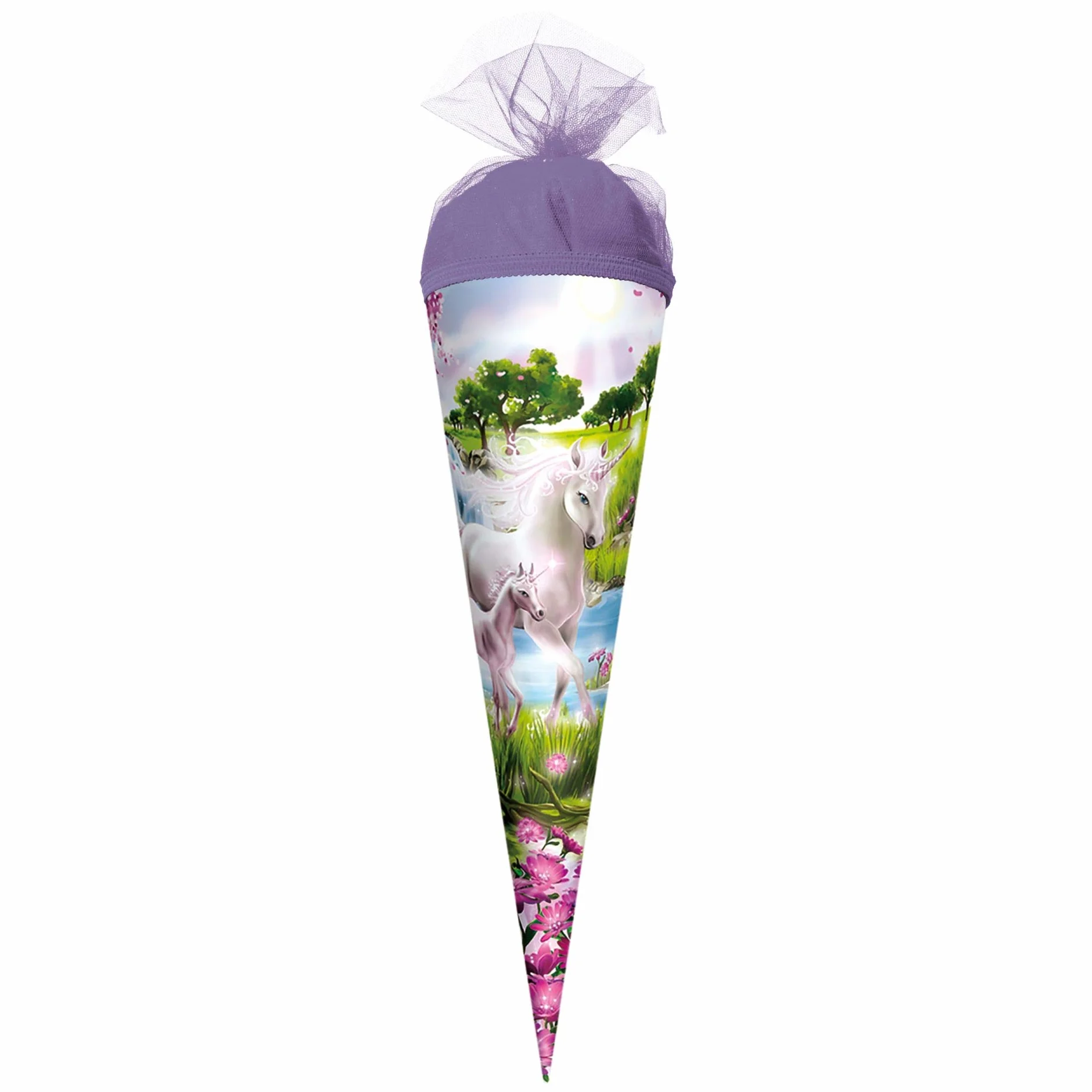 Roth GmbH Schultüte 35 cm Rond Licorne et Poulain