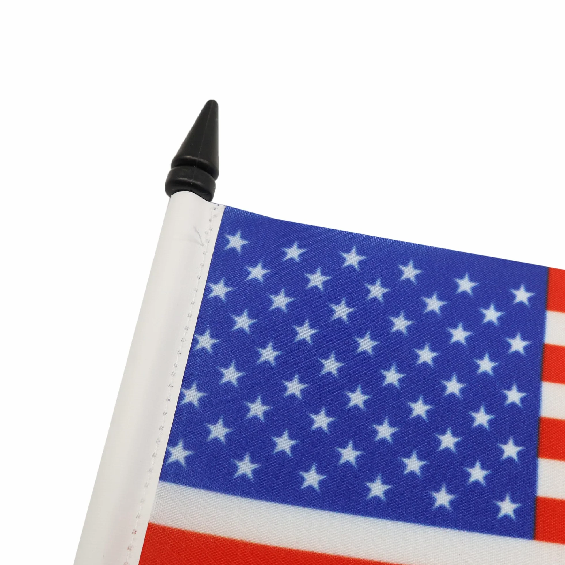 AZ FLAG Drapeau De Table Etats-Unis 15x10 cm Mini Drapeau Américain Bureau 100% Polyester Hampe 25cm Socle Plastique Noir