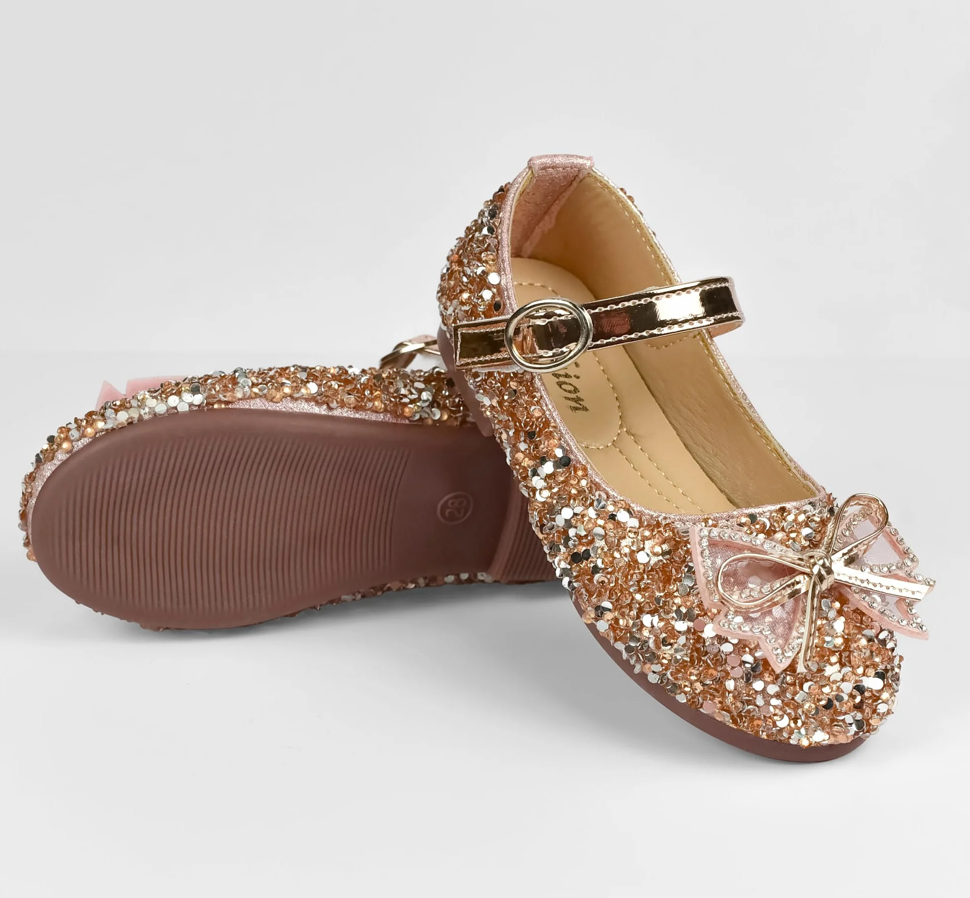 Chaussure Princesse Paillettes Fille Enfant Deguisement Fête Anniversaire Mariage