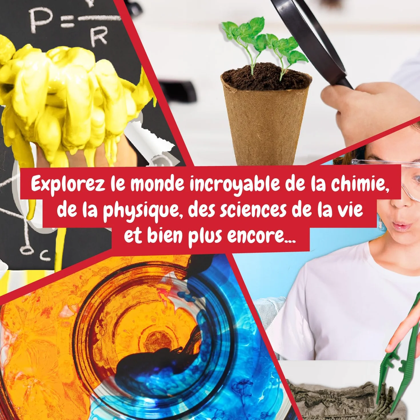 Science4you Kits Éducatifs Sciences Jeu Chimie Laboratoire Expériences Enfants 6 Ans