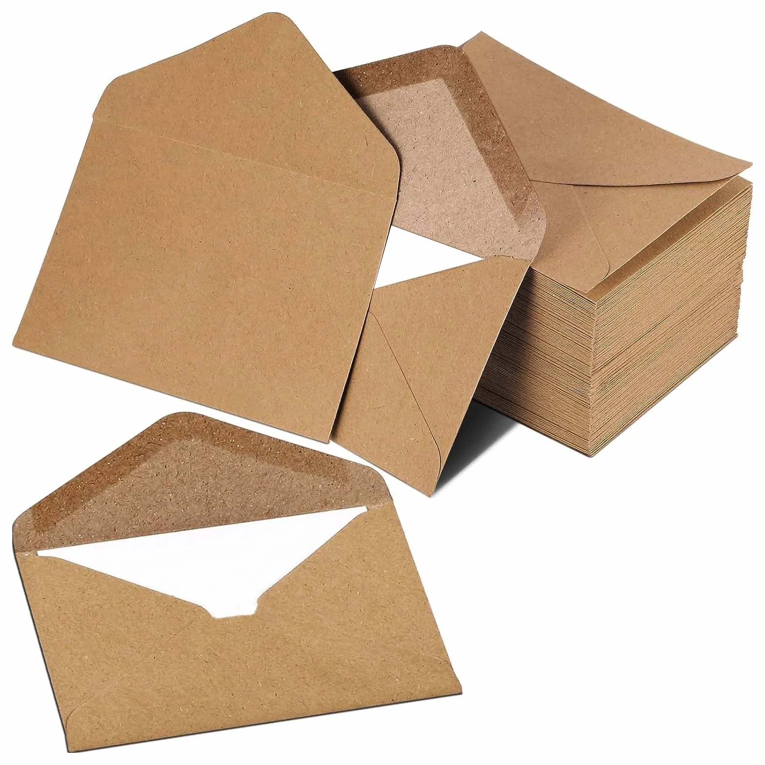 Enveloppes Kraft DIN C6 162x114 mm 25 pièces