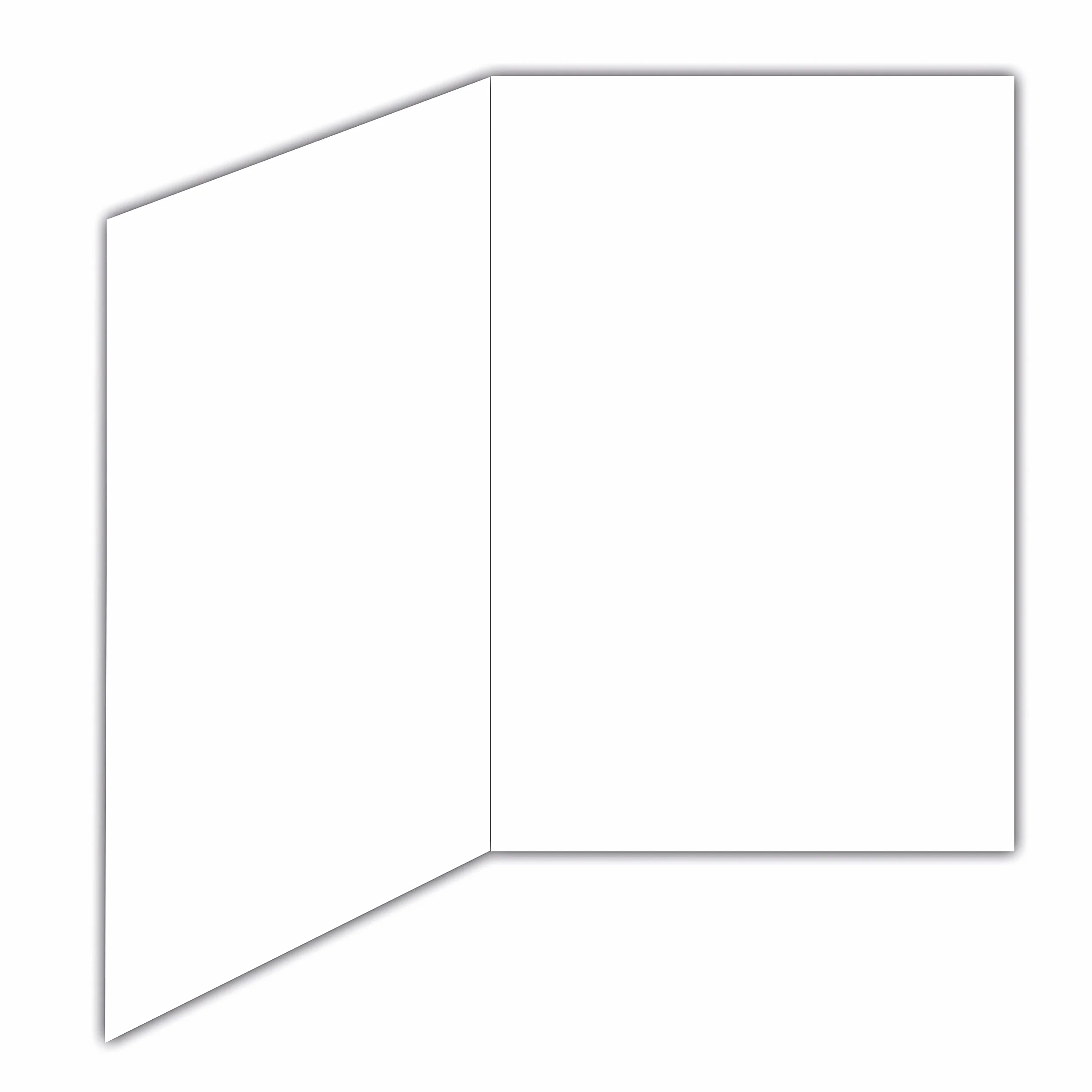Carte de félicitations texte heureux avec dorure Format 12 x 17,5 cm + Enveloppe Blanc