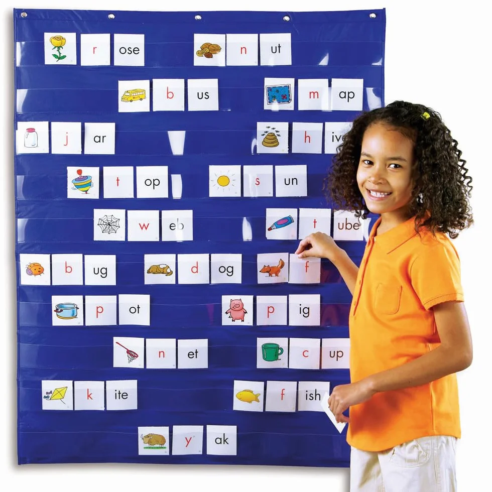 Tableau à Poches Mural Learning Resources – Organisation de Classe – Planning Visuel & Présence