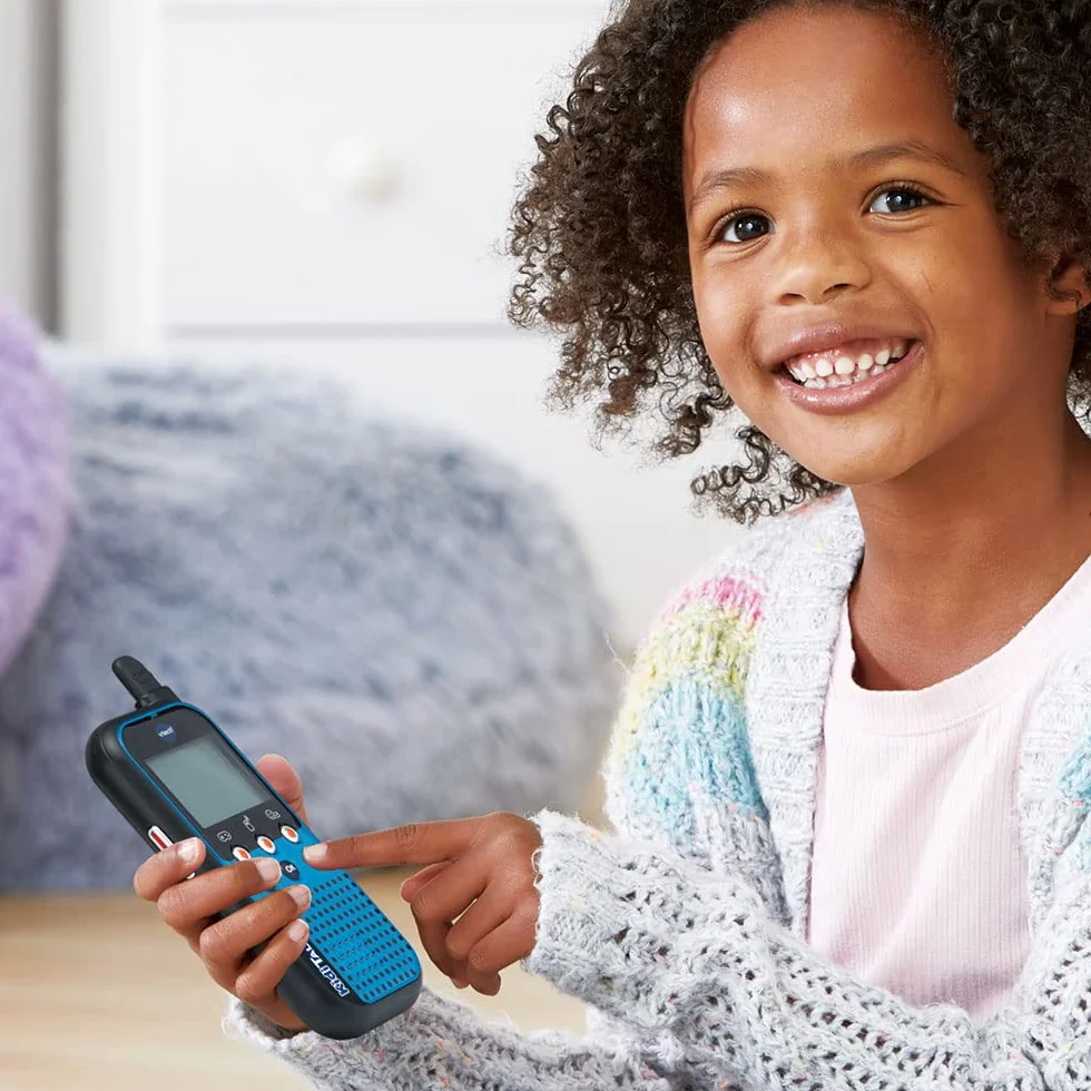 Vtech Kidi Talkie Talkie-Walkie Enfants avec écran et Jeux Jouet électronique éducatif Version FR