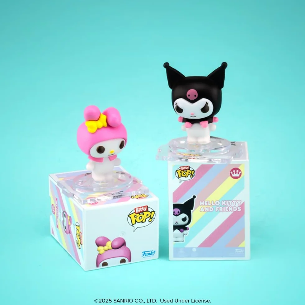 Funko Bitty Pop! 4 Pack Hello Kitty and Friends Kuromi My Melody Mystery Mini Figure 0.9 Inch