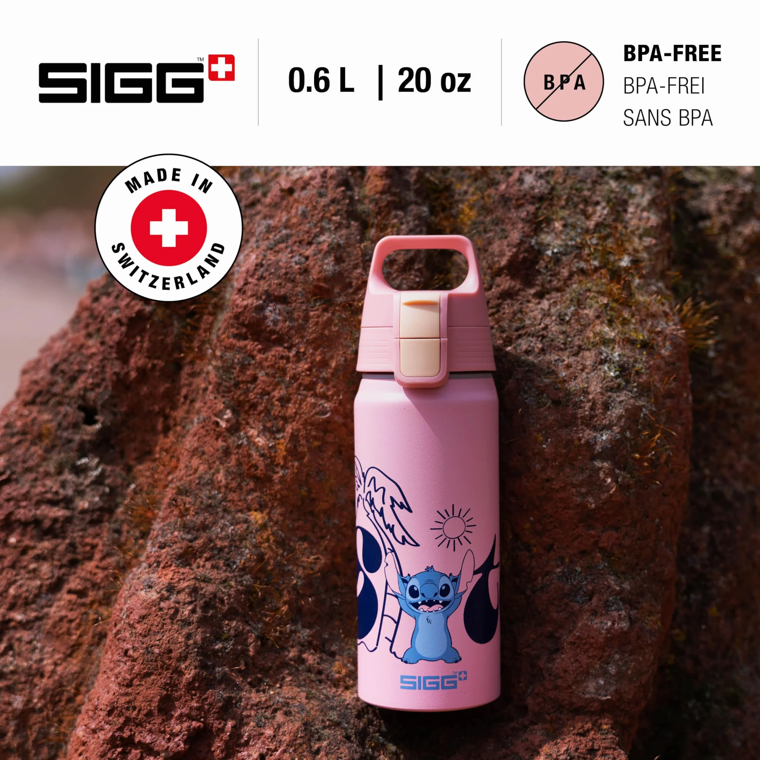 SIGG WMB ONE Gourde Enfant Aluminium 0,6L Étanche Sans BPA