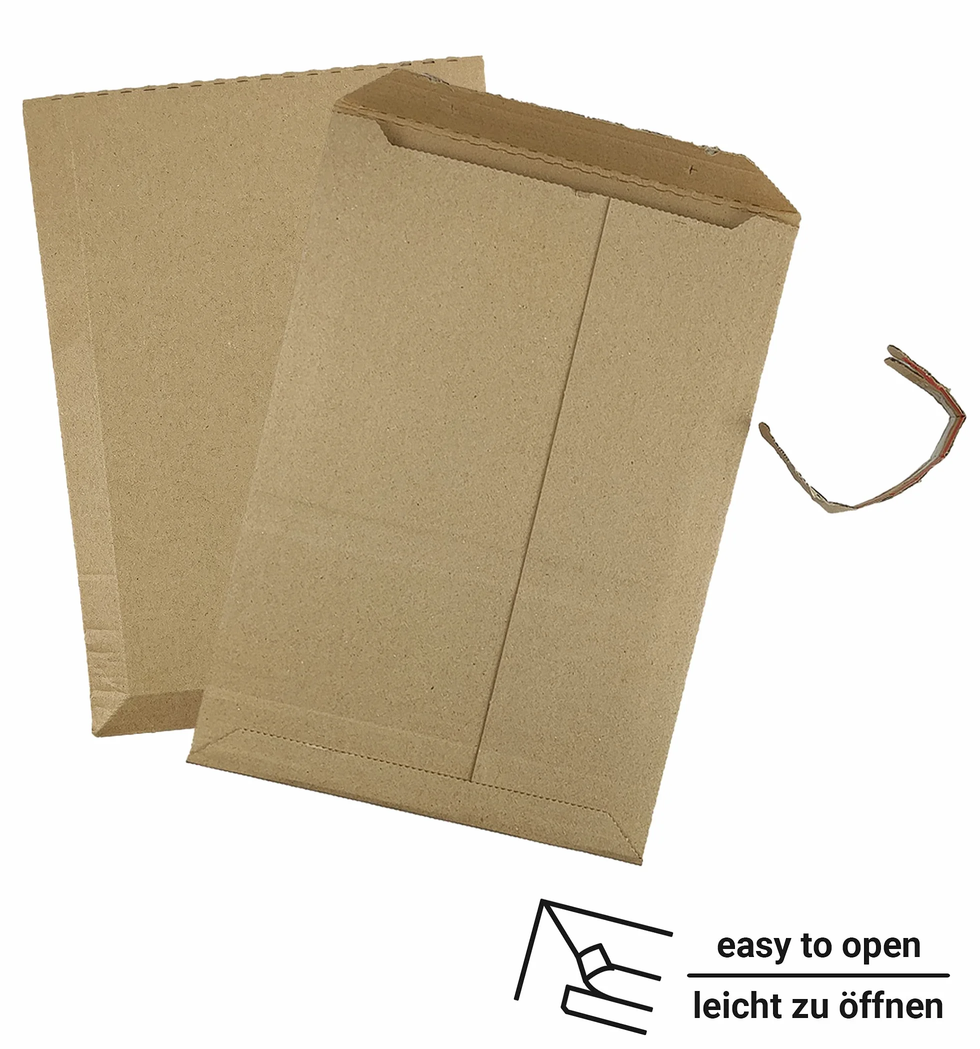 Enveloppes d'expédition carton rigide Netuno B3 352 x 520 mm 354g marron
