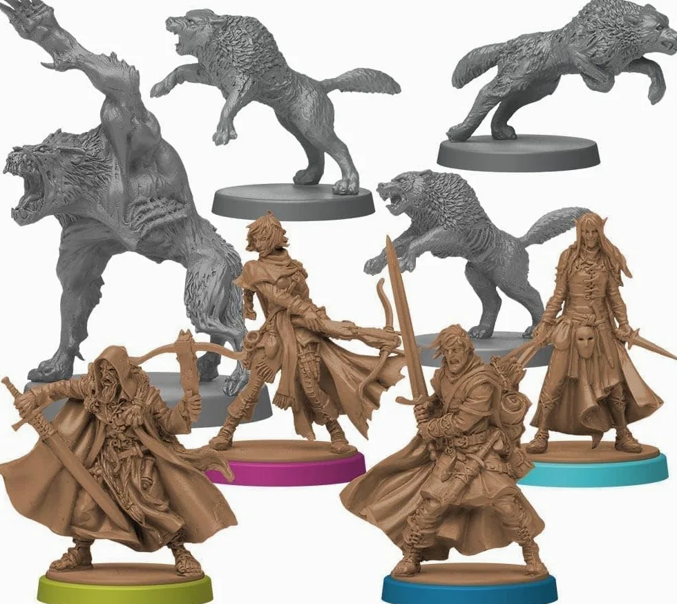 Asmodee Zombicide Black Plague: Wulfsburg, Extension de Jeu de Table, édition en Italien