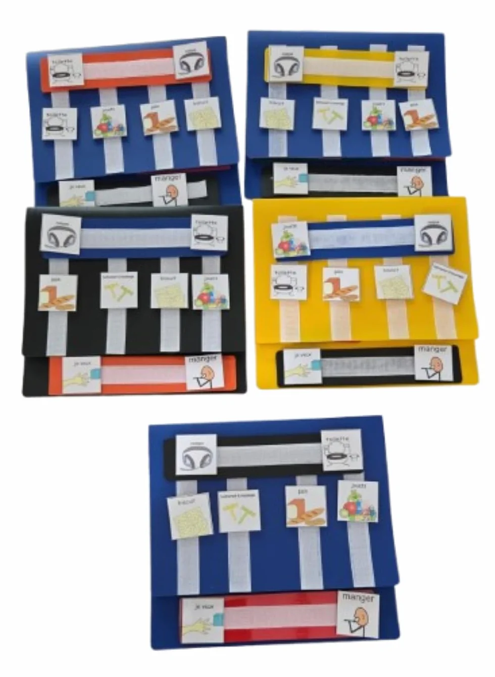 Makaton Classeur de Communication par Pictogrammes TSA TDAH Support Visuel Autisme