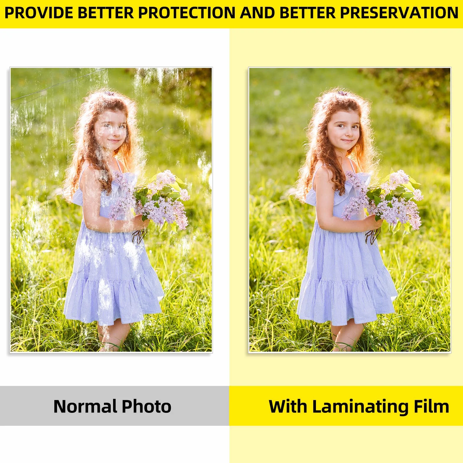 Films de Plastification A4 Transparent Imperméable Autocollant 25 Pièces