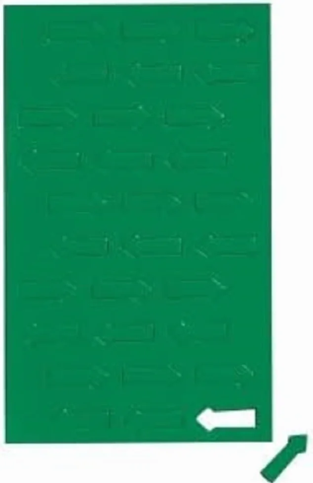 MAUL Planche Symboles Magnétiques Flèche 30 PCs Vert 1 x 2 cm