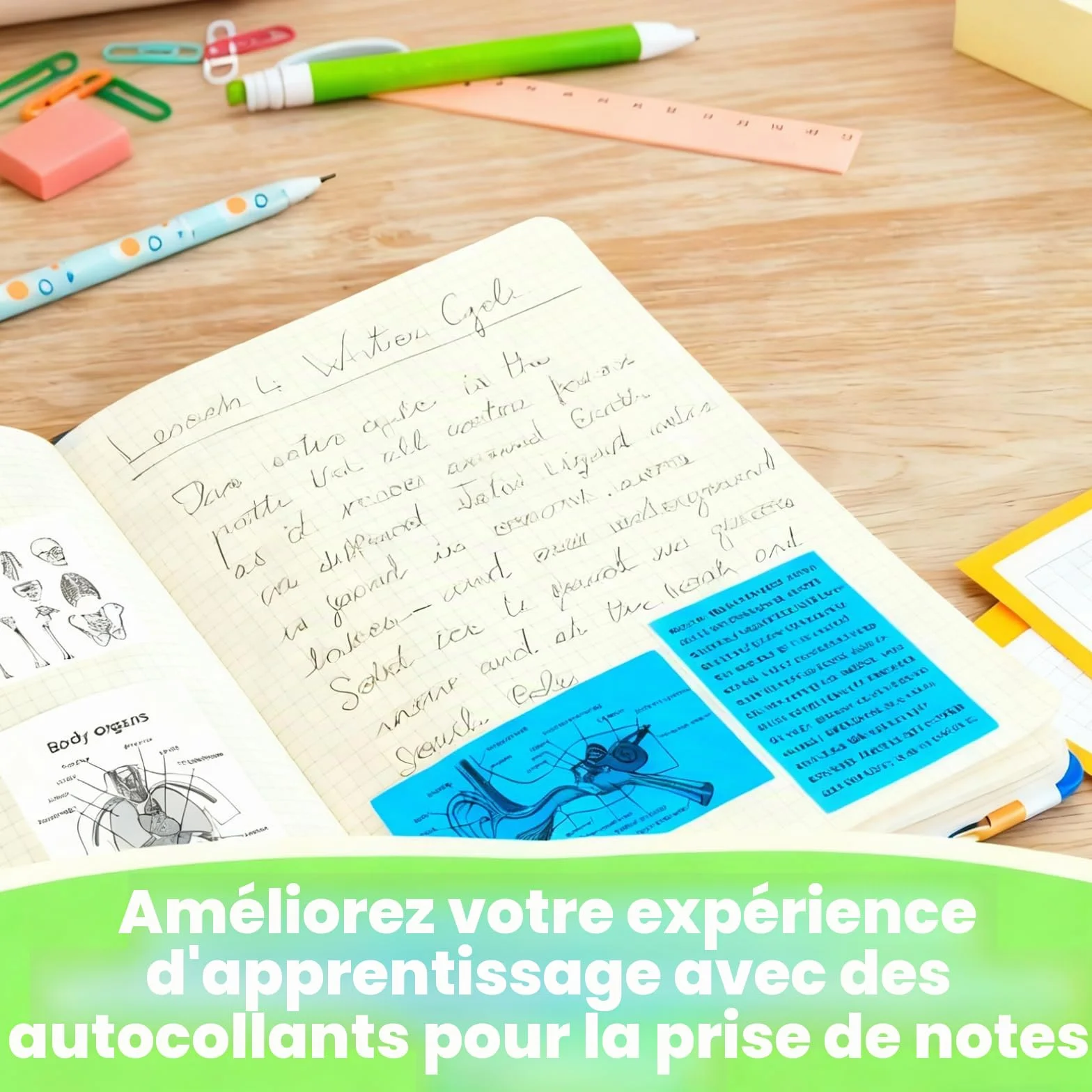 Mini Rouleaux Papier Autocollant Thermique 57x25mm pour Imprimante Phomemo Memoking - Lot de 8