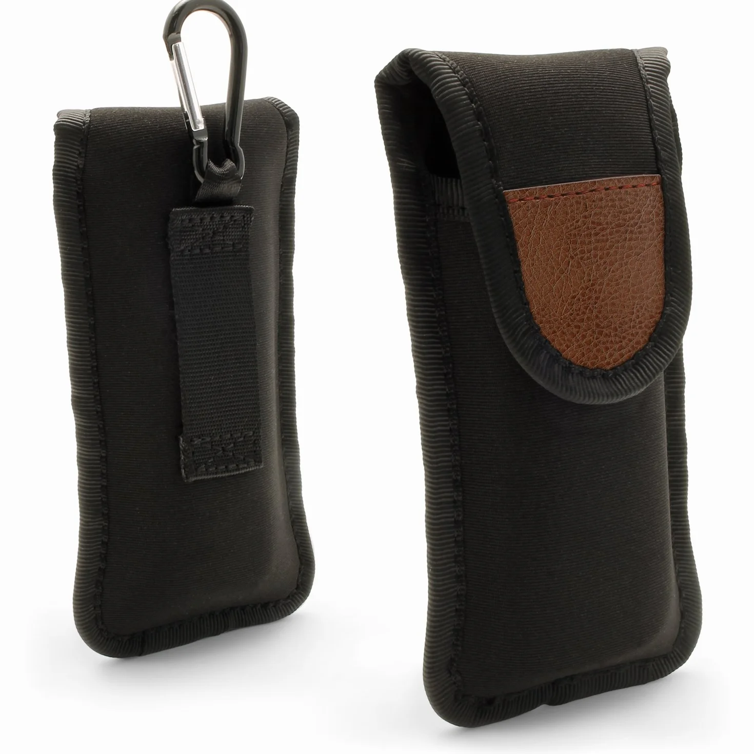iGadgitz U6550 Noir Housse Pochette Néoprène Case pour Dictaphone Numérique Enregistreur Vocal 125x45x21mm