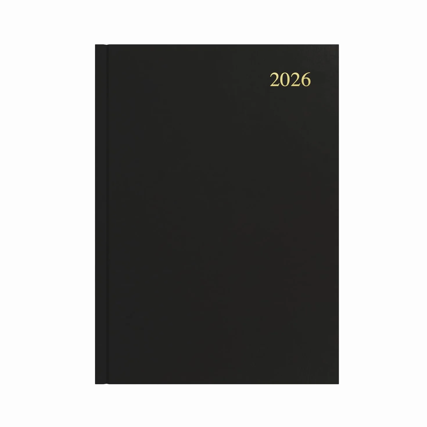 Collins Essential Agenda 2026 12 mois 1 jour par page couverture rigide A4 Noir