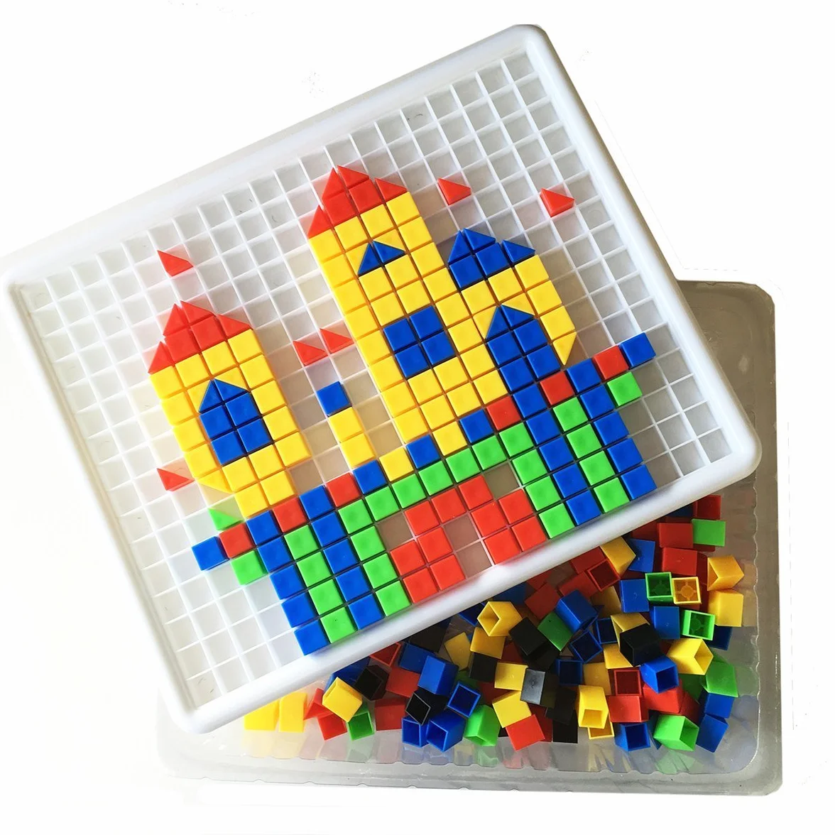 Gearmax 420 Pièces Jeux de Construction Mosaiques Jouet Enfants