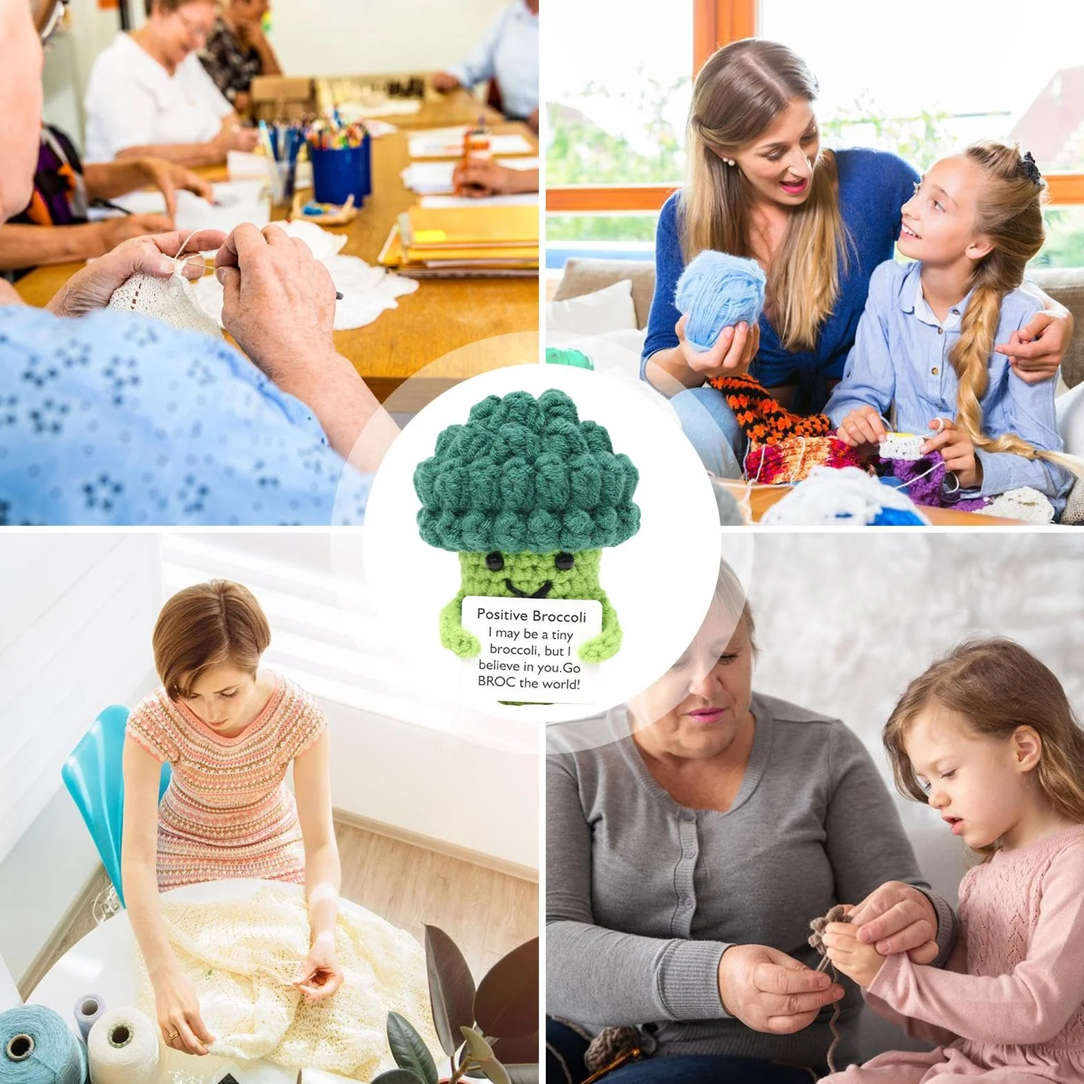 Positive Motivante Brocoli Jouet Déco Bureau Étudiant Enseignant Infirmier Anniversaire Noël