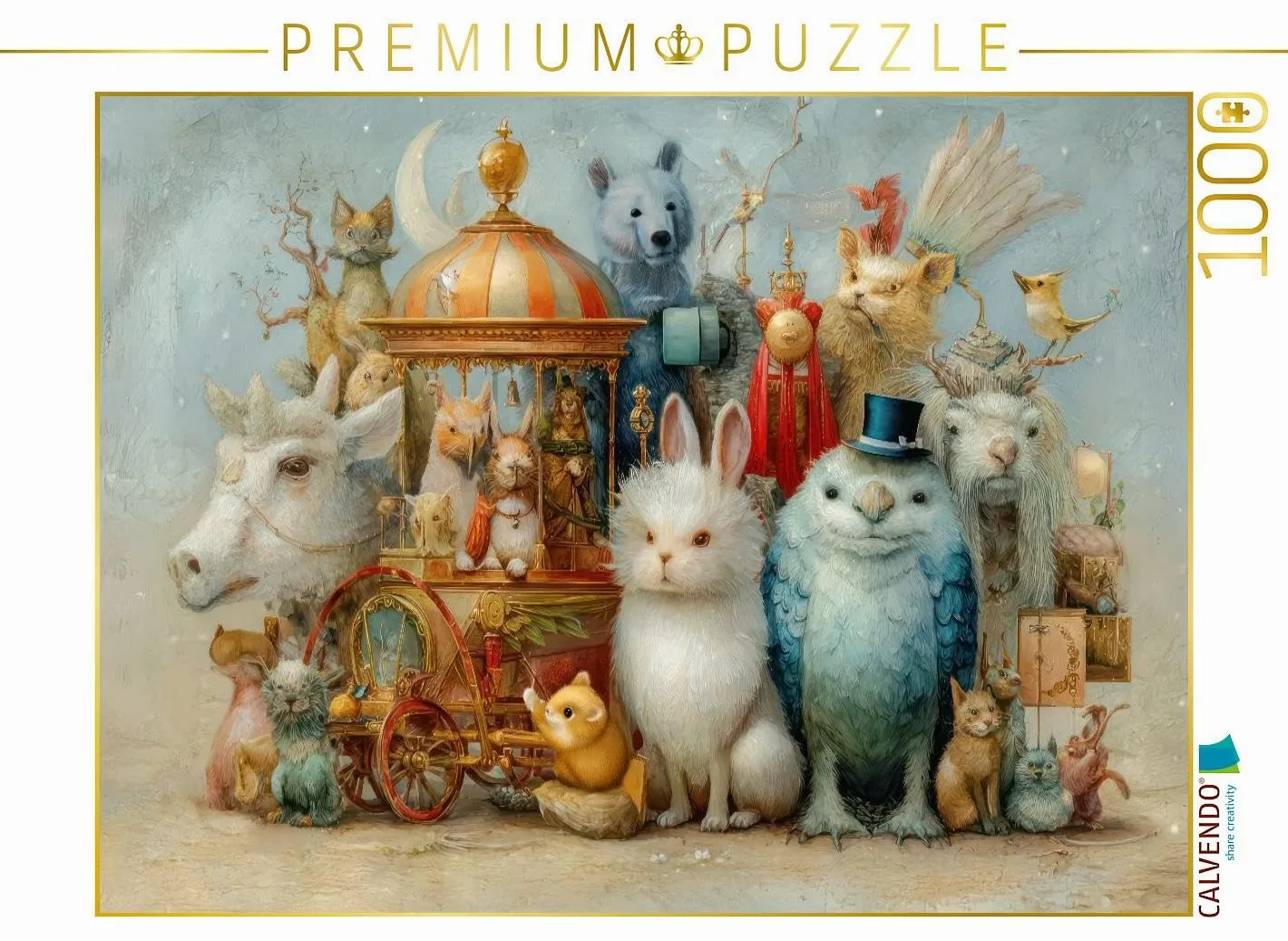 CALVENDO Puzzle des Animaux Humoristiques | 1000 pièces de Taille de la Ponte 64 x 48 cm Puzzle Photo pour des Heures heureuses