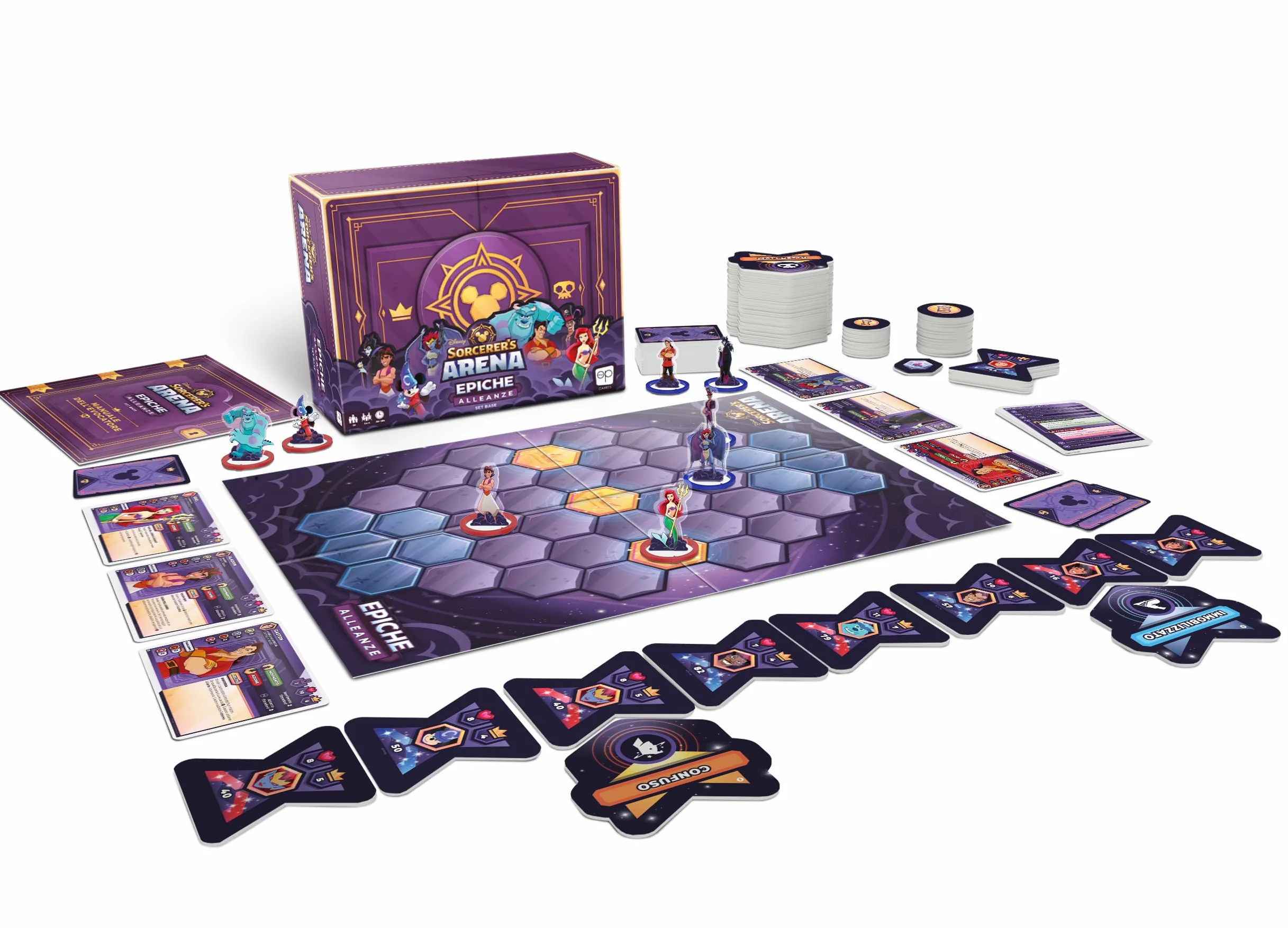 Asmodee - Cortex Challenge - Edition Disney - Jeux de société - Jeux de cartes - Jeu de mémoire et d'observation - Jeu famille à partir de 6 ans - 2 à 6 joueurs - version italienne