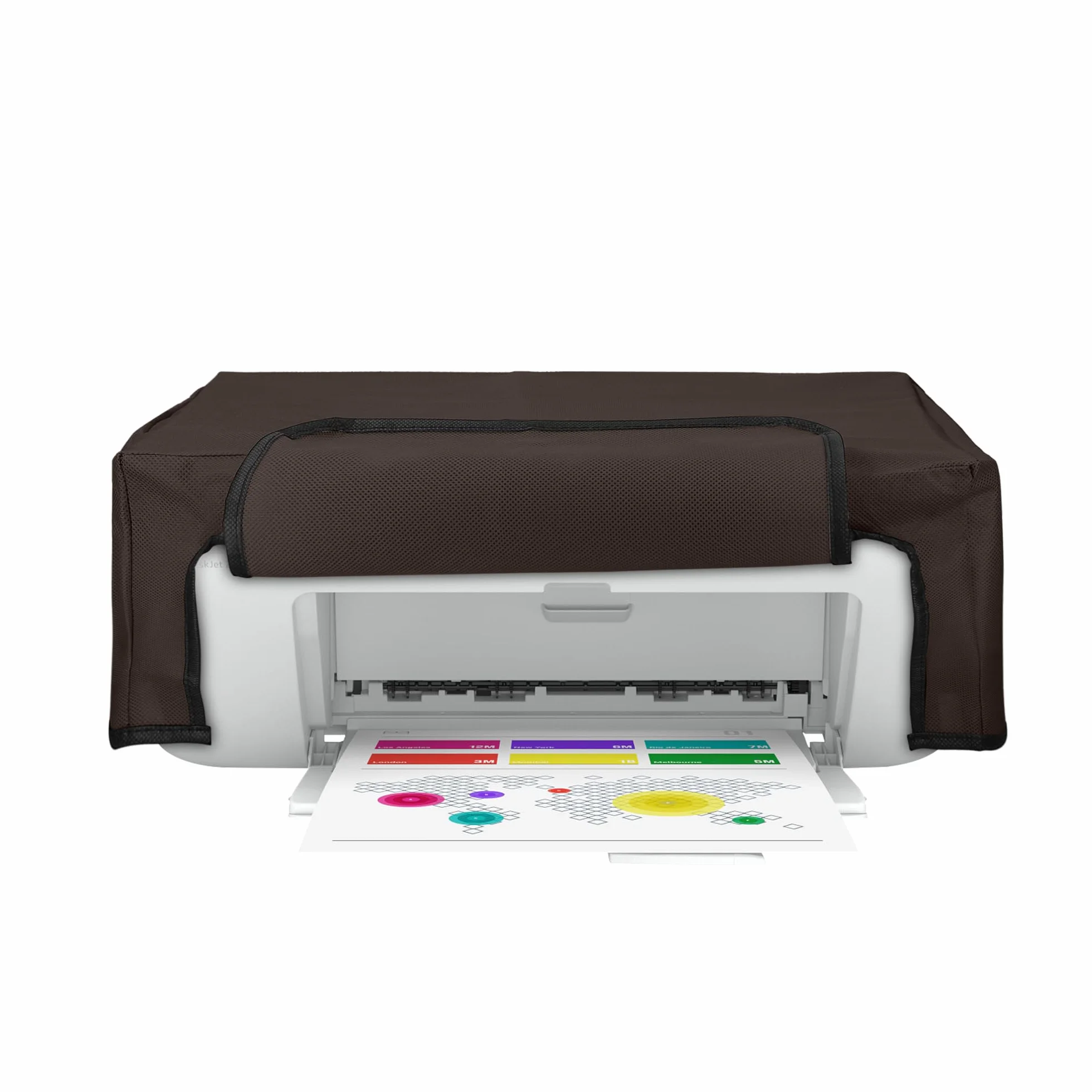 HP DeskJet 2755e Housse de protection kwmobile chocolat