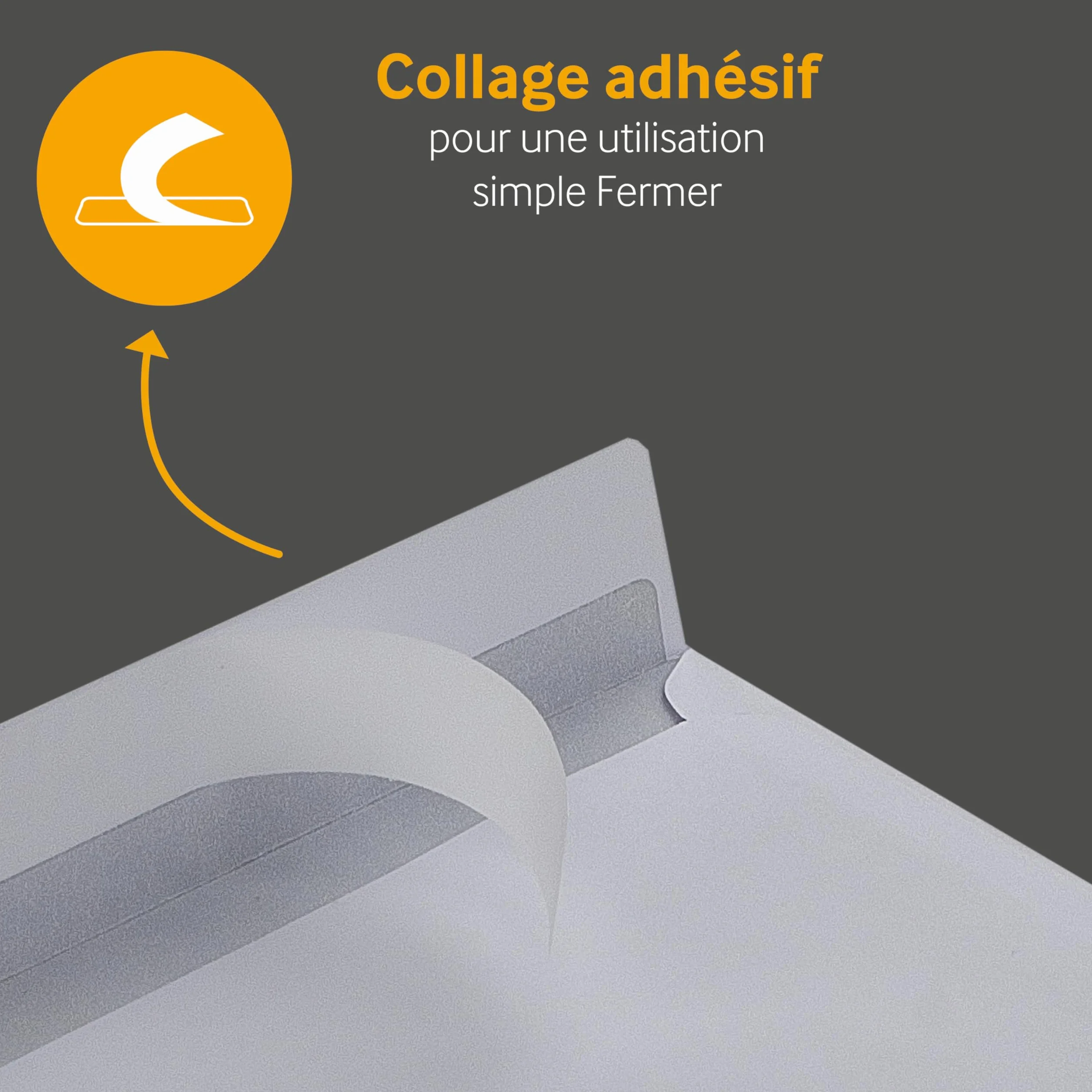 Enveloppes Blanches DL 110x220 mm 80 g/m² Rabat Droit Fermeture Adhésive Sans Fenêtre 24
