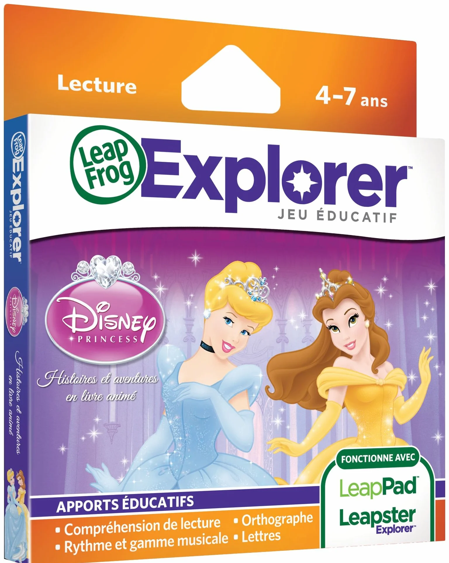Leapfrog Jeu Educatif Electronique Princesses Disney LeapPad LeapPad 2 Leapster Explorer