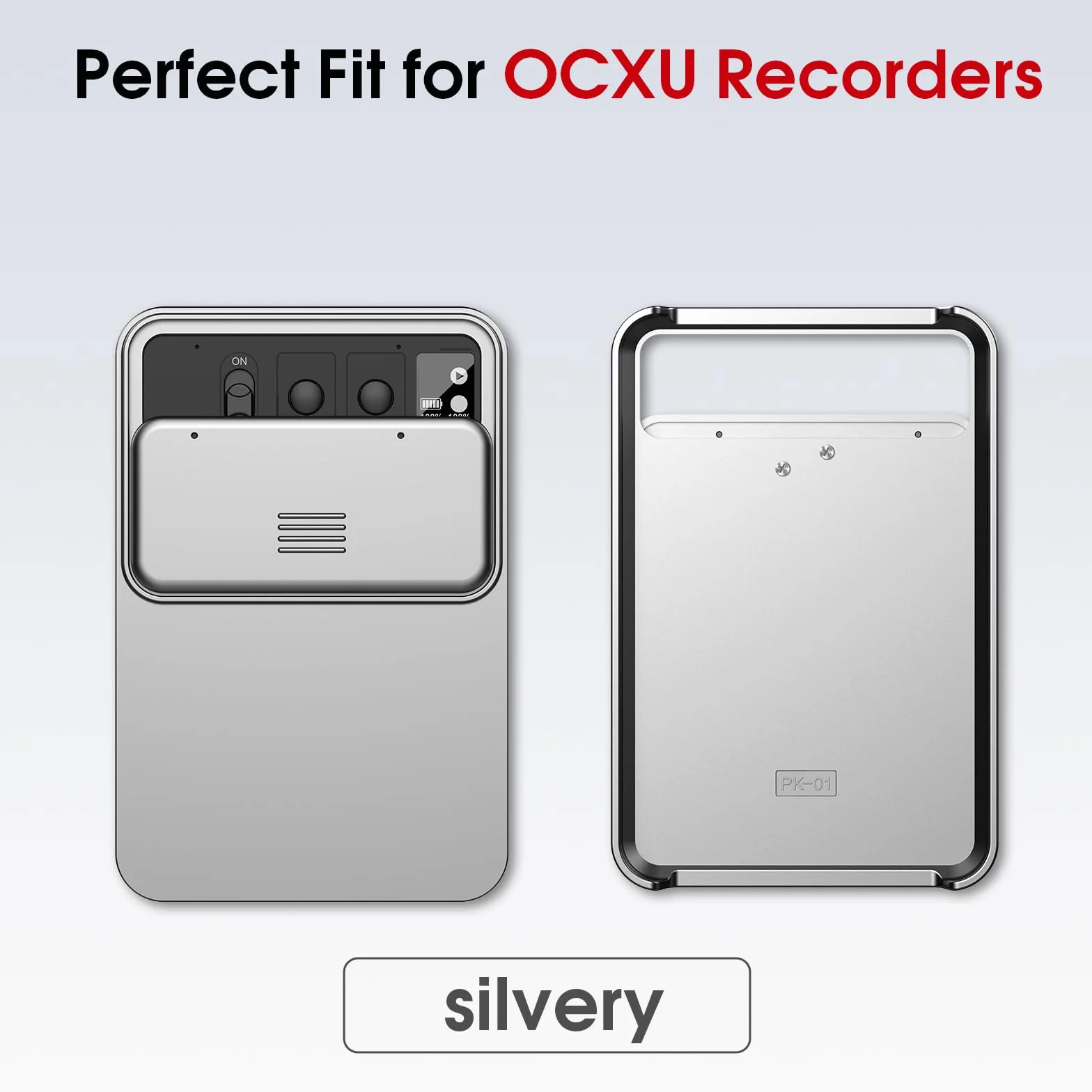 Etui de Protection pour Enregistreur Vocal AI, Compatible, Couvercle Coulissant, Résistant aux Chutes, Portable