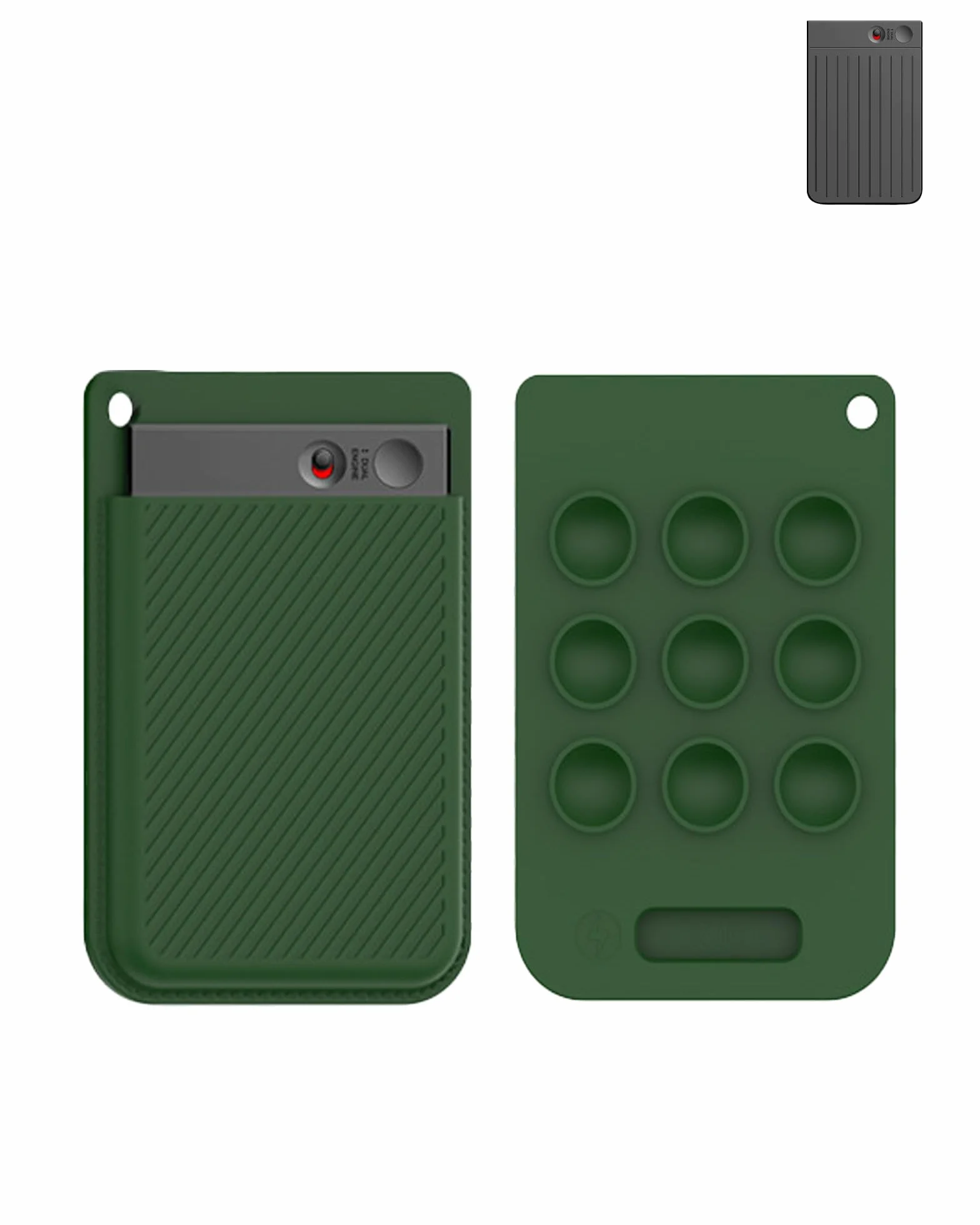 Étui pour enregistreur vocal PLAUD Note AI, protection tout compris, lavable, vert
