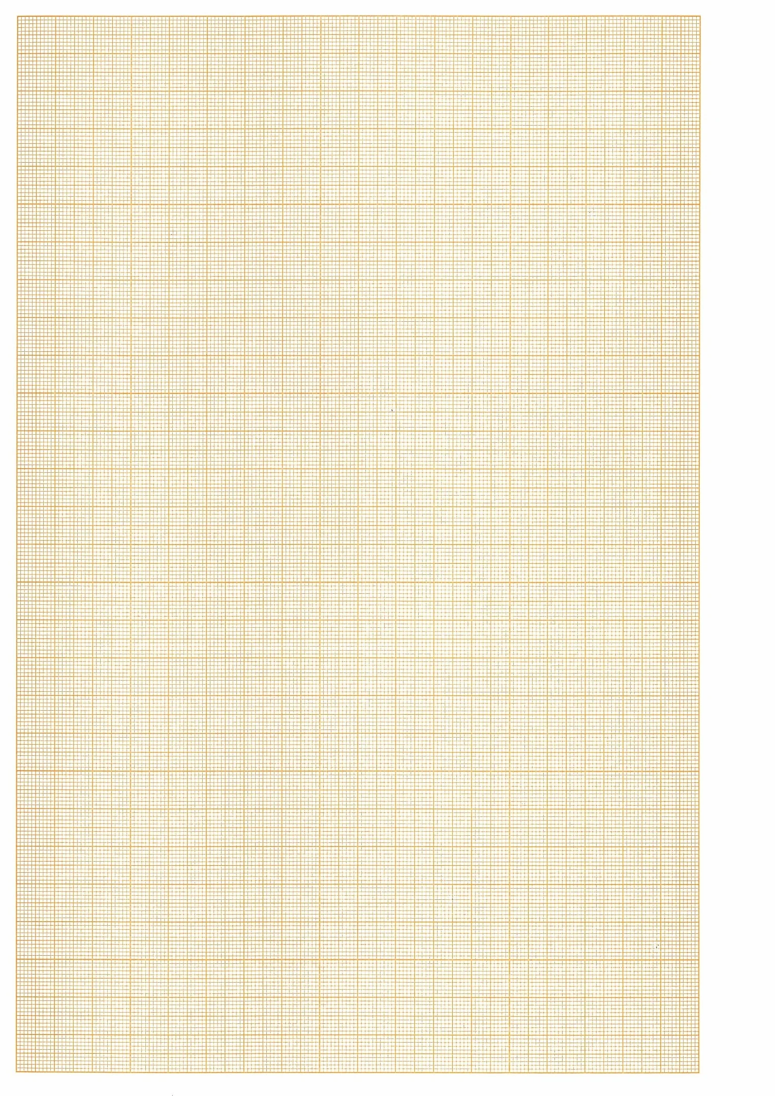 Clairefontaine Papier Millimétré 50 Feuilles 50x65 cm 90g Brun