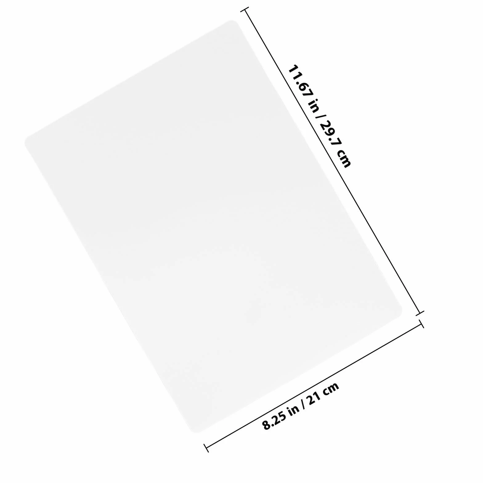 MAGICLULU Tableaux d'Écriture Antidérapants Transparents A4 Lot de 5 Plastique Fournitures Scolaires Bureau
