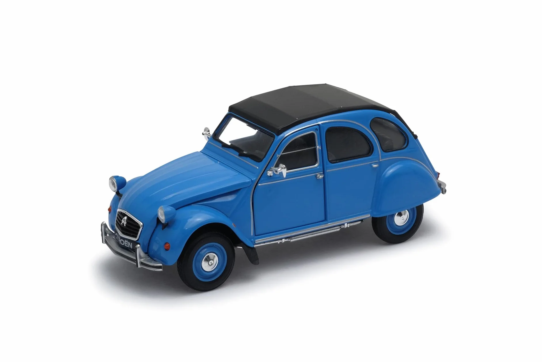 Welly OPO 10 Voiture 1/24 Citroen 2CV Bleue 24009A