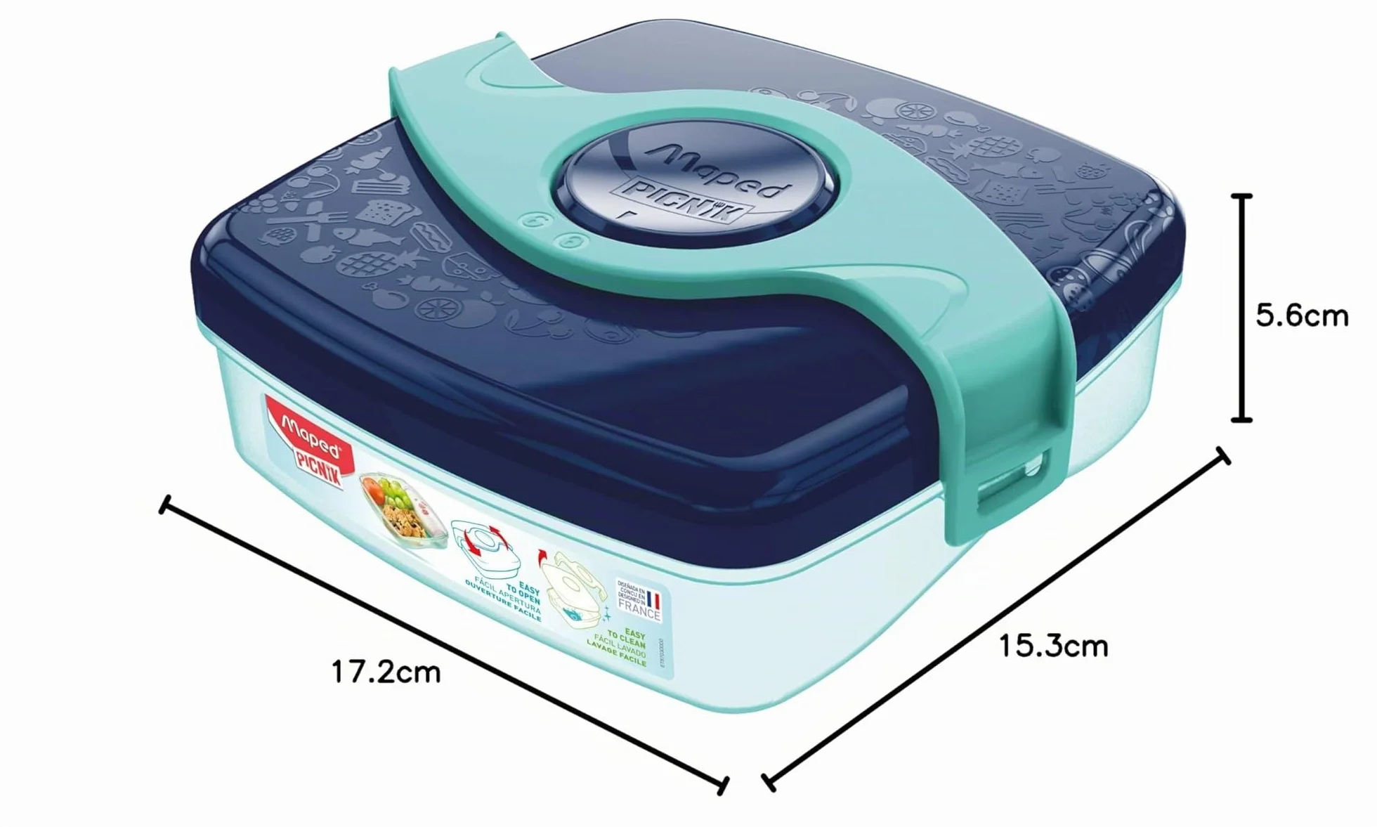 Maped Picnik Origins Boîte à Goûter Enfants 520ml Plastique Sans BPA