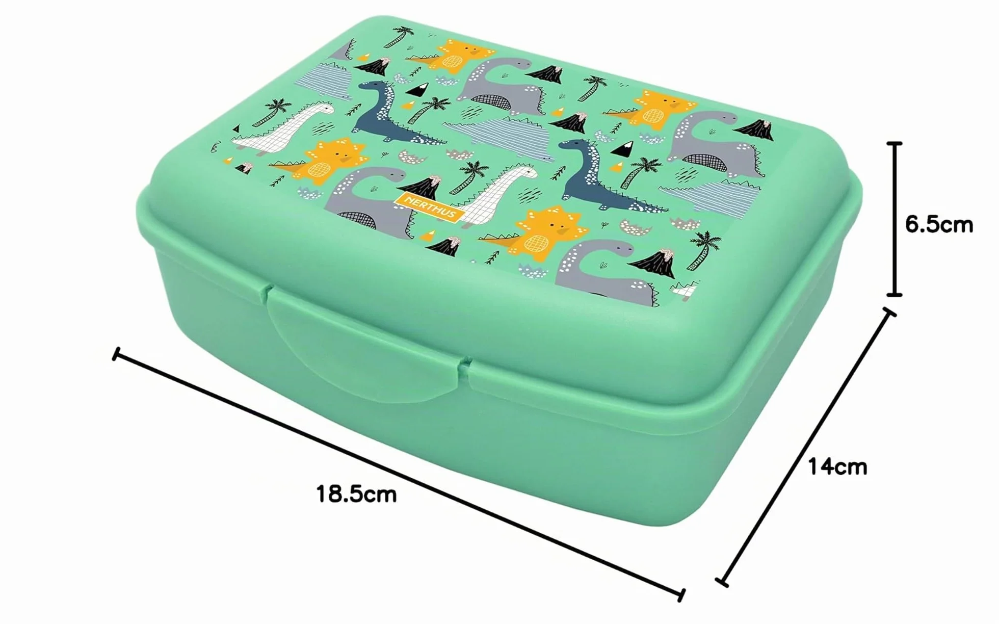NERTHUS FIH 923 Boîte à lunch dinosaure pour enfants légère et facile à nettoyer