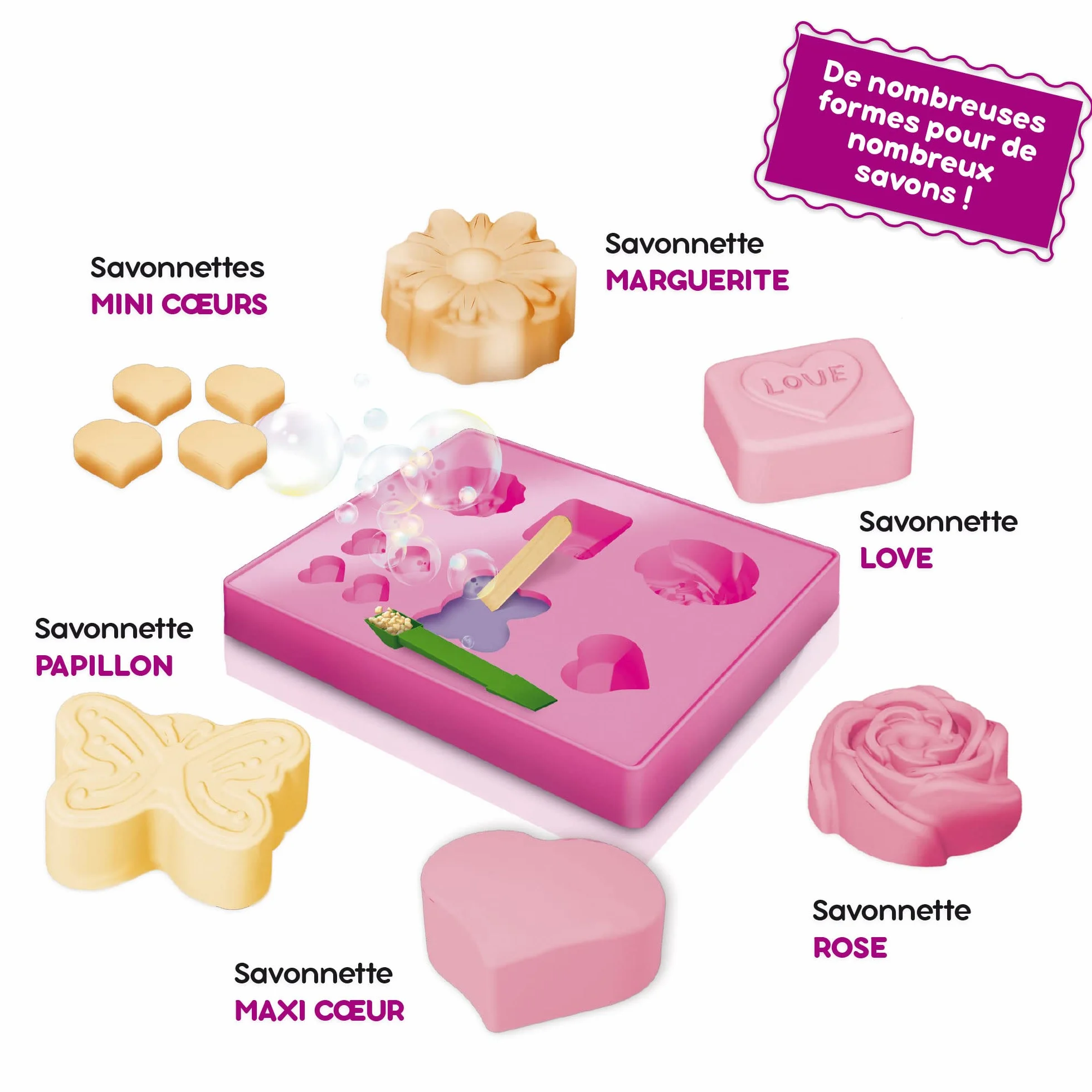 Lisciani I'M A GENIUS SCIENCE La Science des Savons Kit Création Savons Personnalisés Jeu Scientifique Enfant 8 Ans Fabriqué Italie